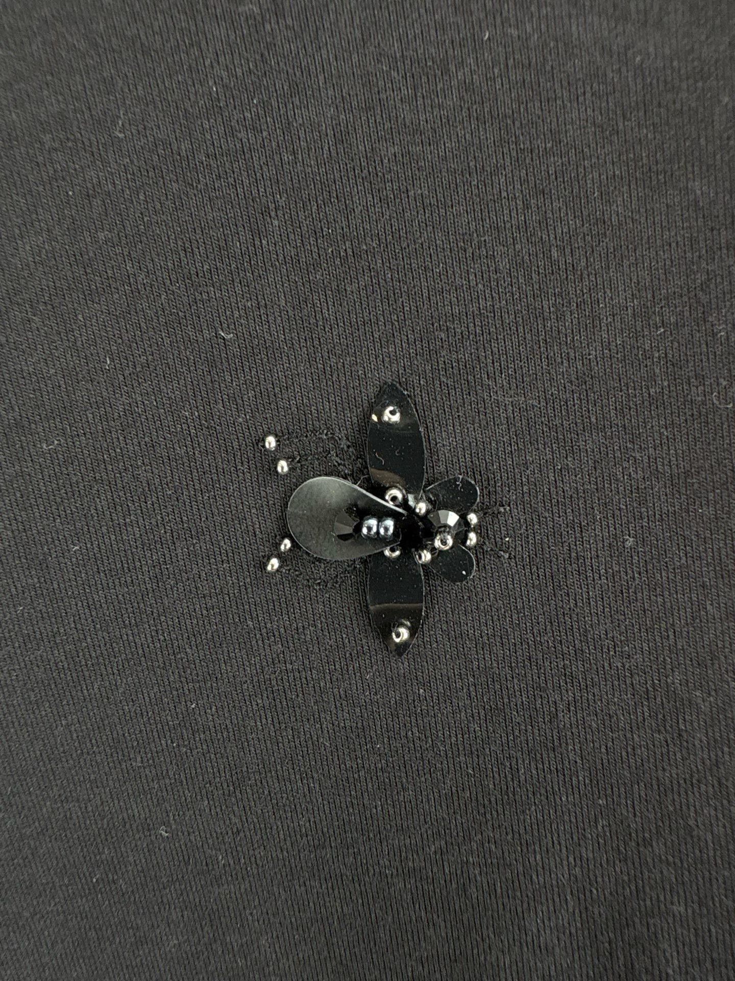 Dior Dior Bee Sequin Patch Hoodie Black M Size US M / EU 48-50 / 2 - 4 Thumbnail