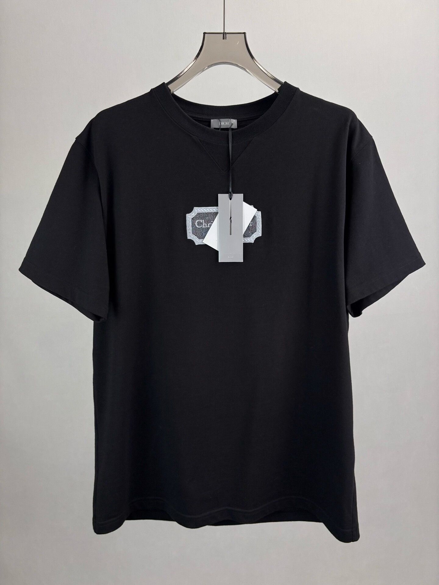 Dior Dior Embroidered Logo Cotton T-Shirt XL Size US XL / EU 56 / 4 - 2 Thumbnail