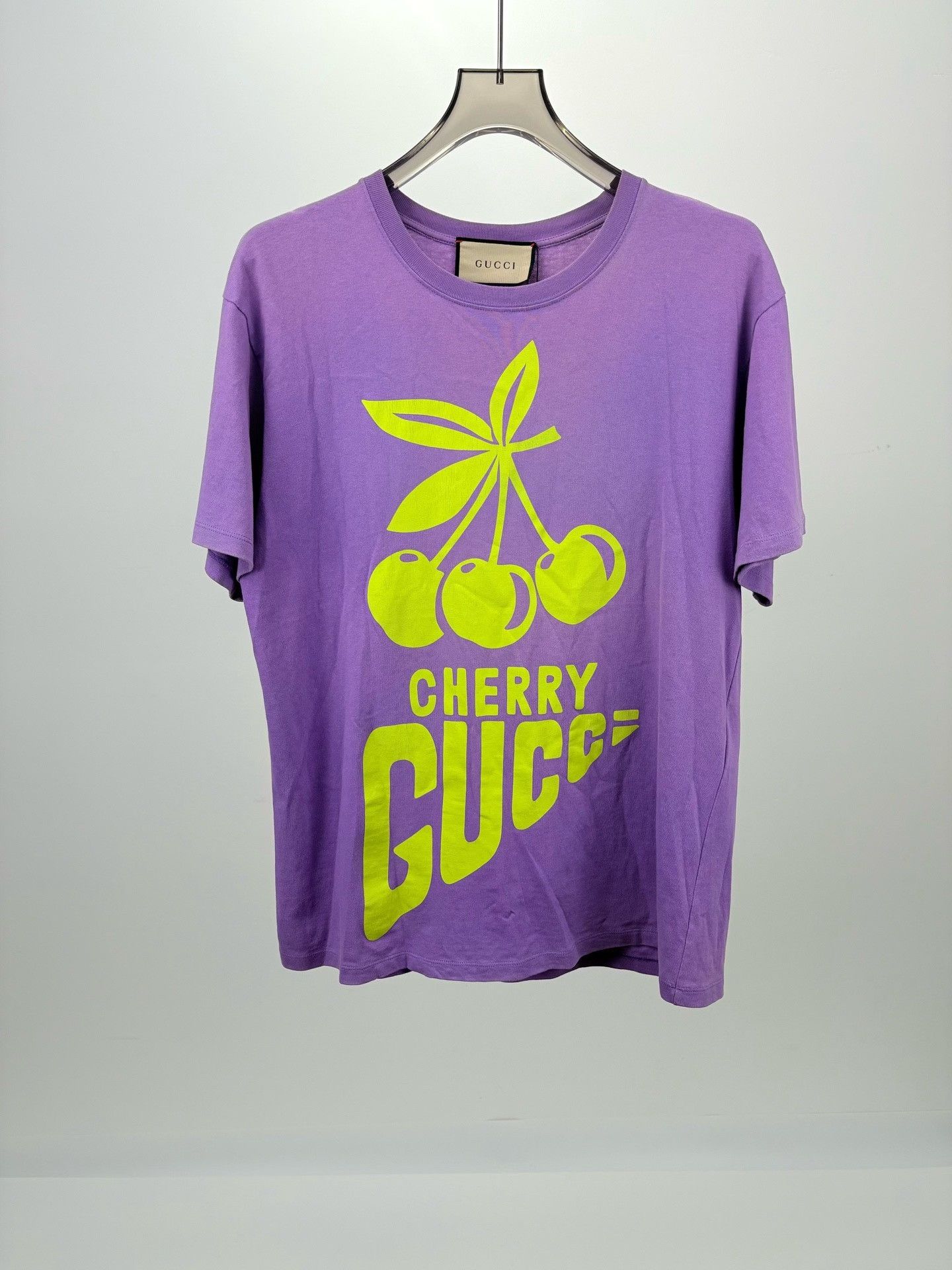 Gucci Gucci Cherry Print Logo T-Shirt S Size US S / EU 44-46 / 1 - 2 Thumbnail