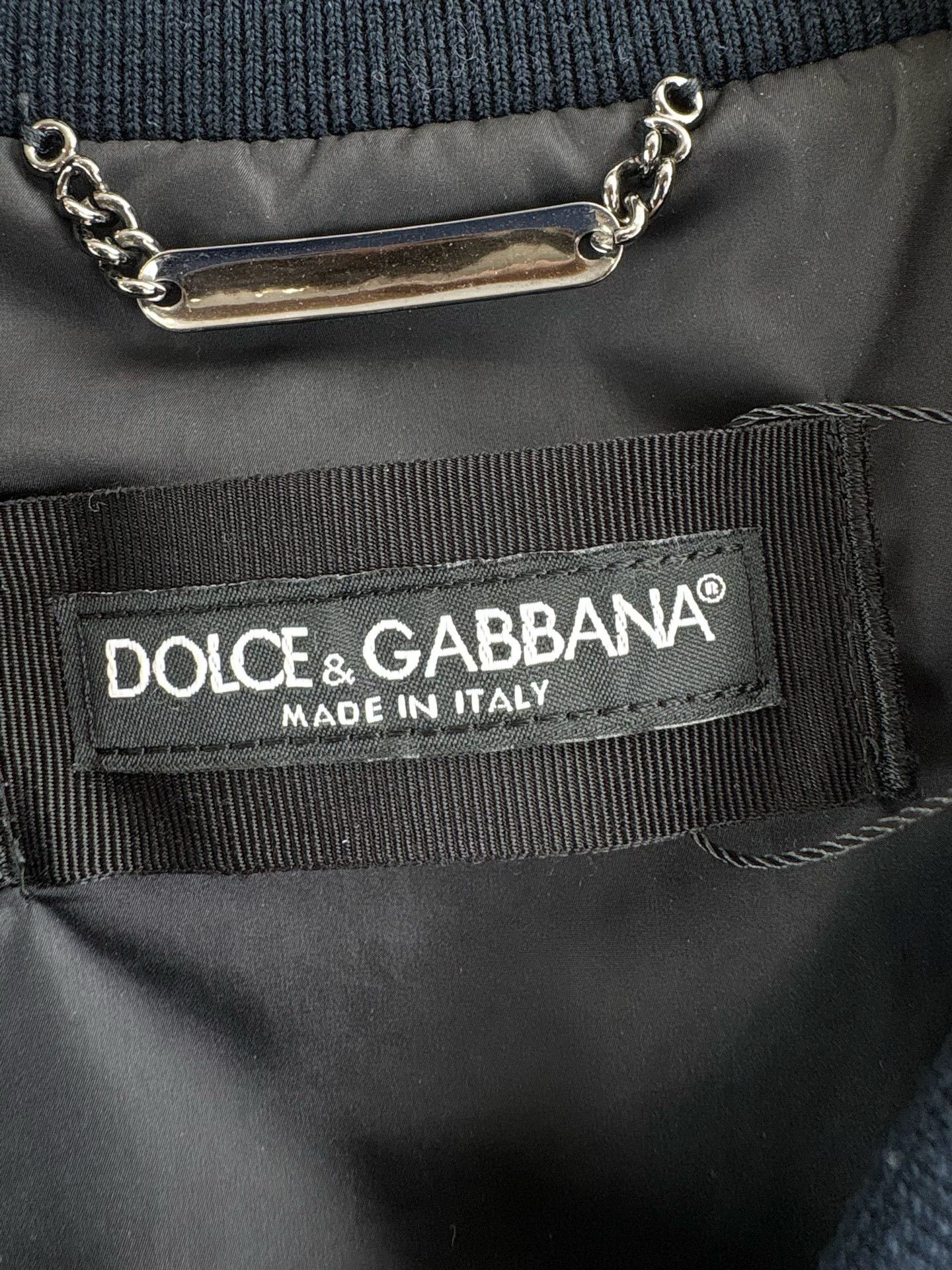 Dolce & Gabbana Dolce & Gabbana Crown Embroidered Bomber Jacket 58 Size US XXL / EU 58 / 5 - 5 Thumbnail