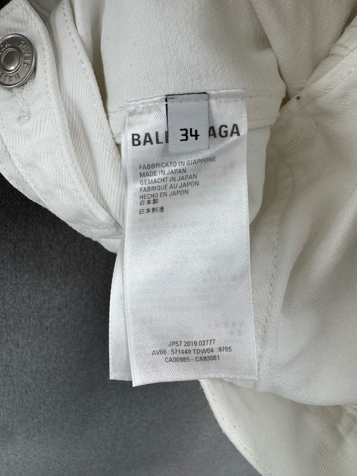 Balenciaga Balenciaga Back Logo Denim Jacket 34 Size XS / US 0-2 / IT 36-38 - 6 Thumbnail