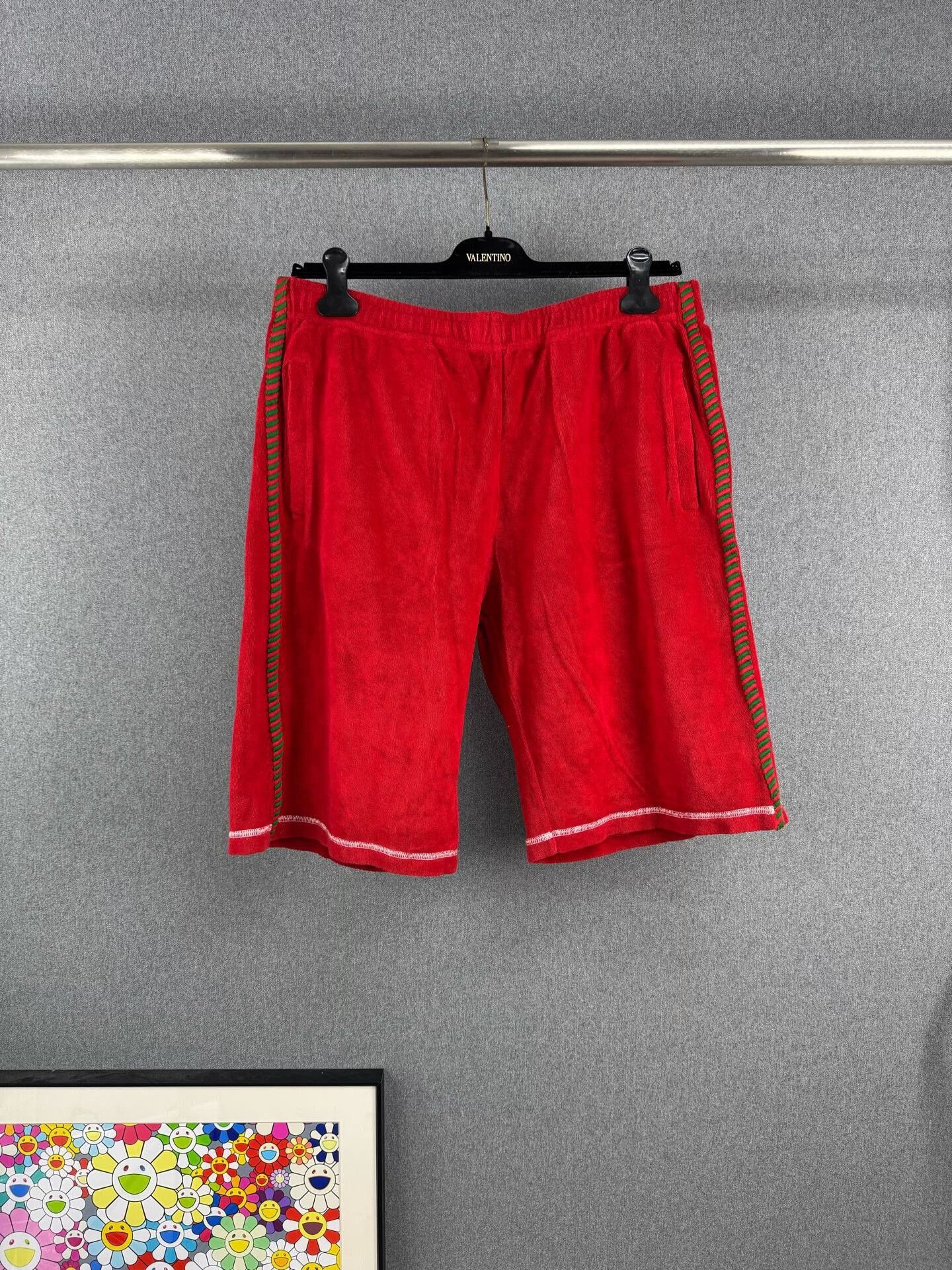 Gucci Gucci Red Terry Double G Shorts XL Size US 36 / EU 52 - 2 Thumbnail