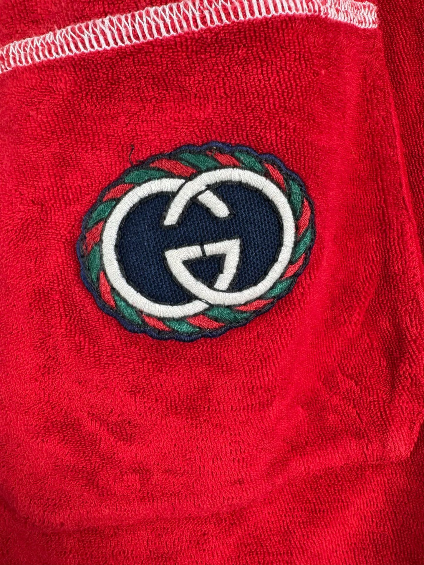Gucci Gucci Red Terry Double G Shorts XL Size US 36 / EU 52 - 4 Thumbnail