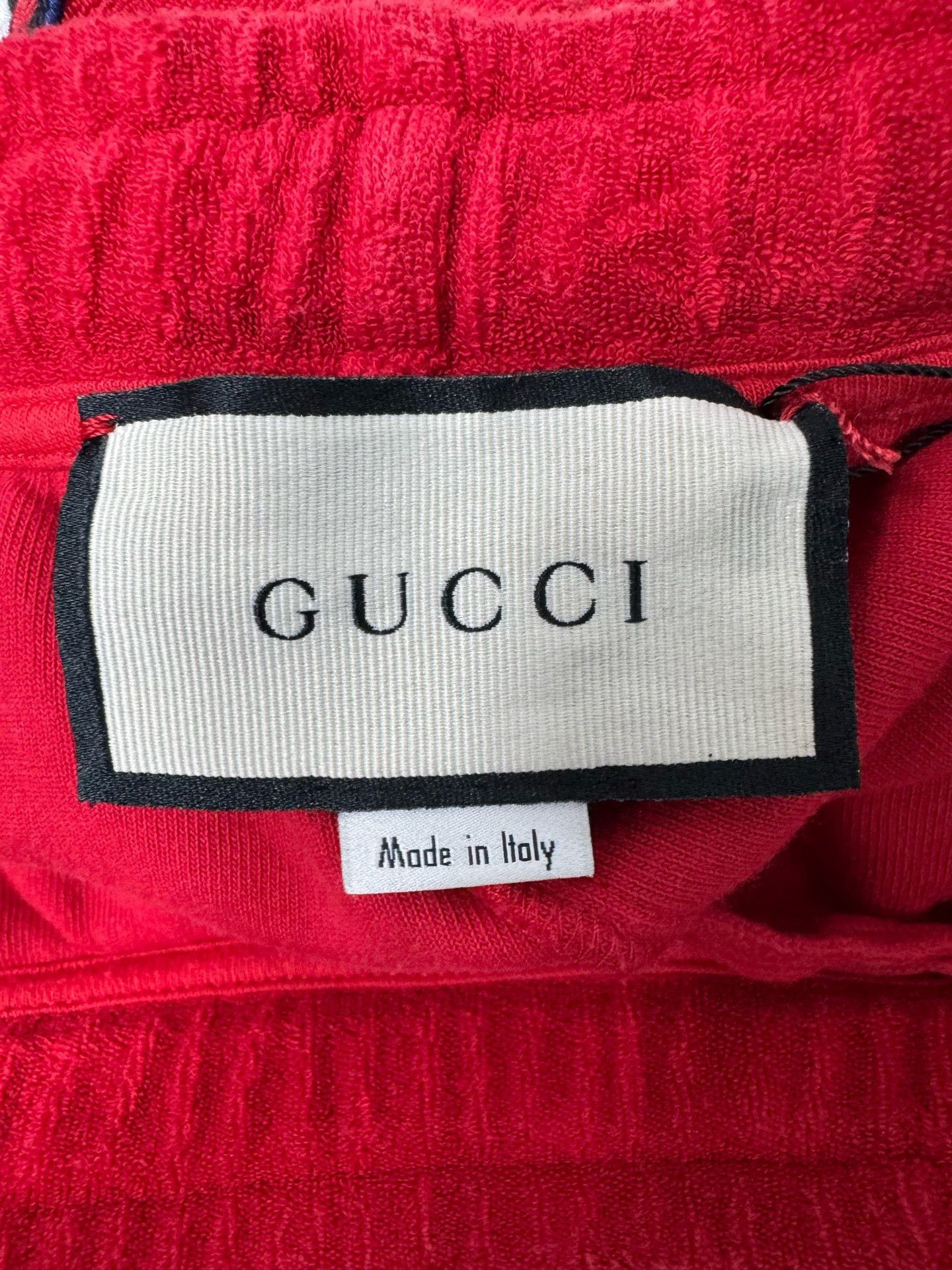 Gucci Gucci Red Terry Double G Shorts XL Size US 36 / EU 52 - 5 Thumbnail