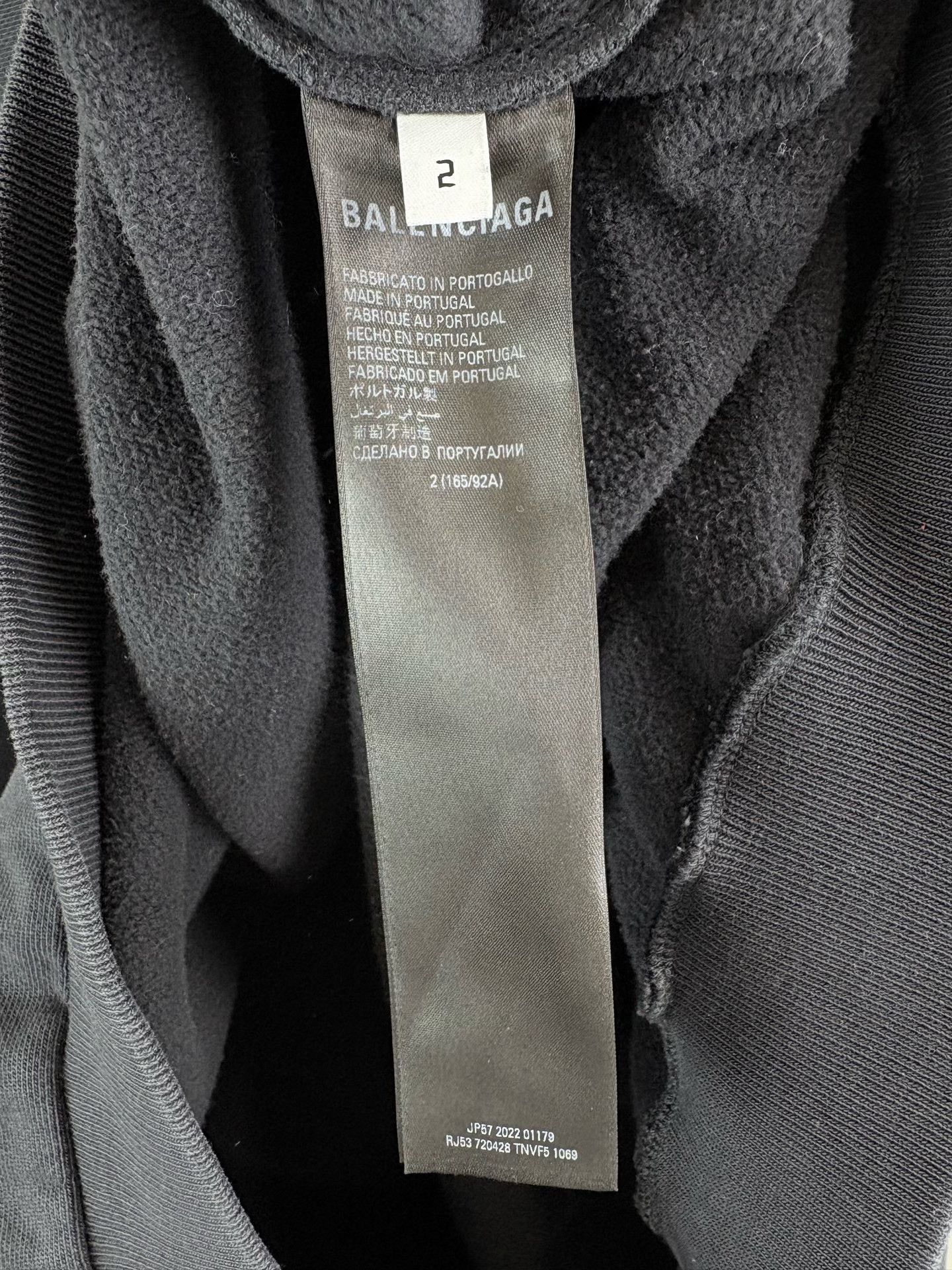 Balenciaga Balenciaga Embroidered Logo Sweatshirt Size 2 Size US M / EU 48-50 / 2 - 6 Thumbnail