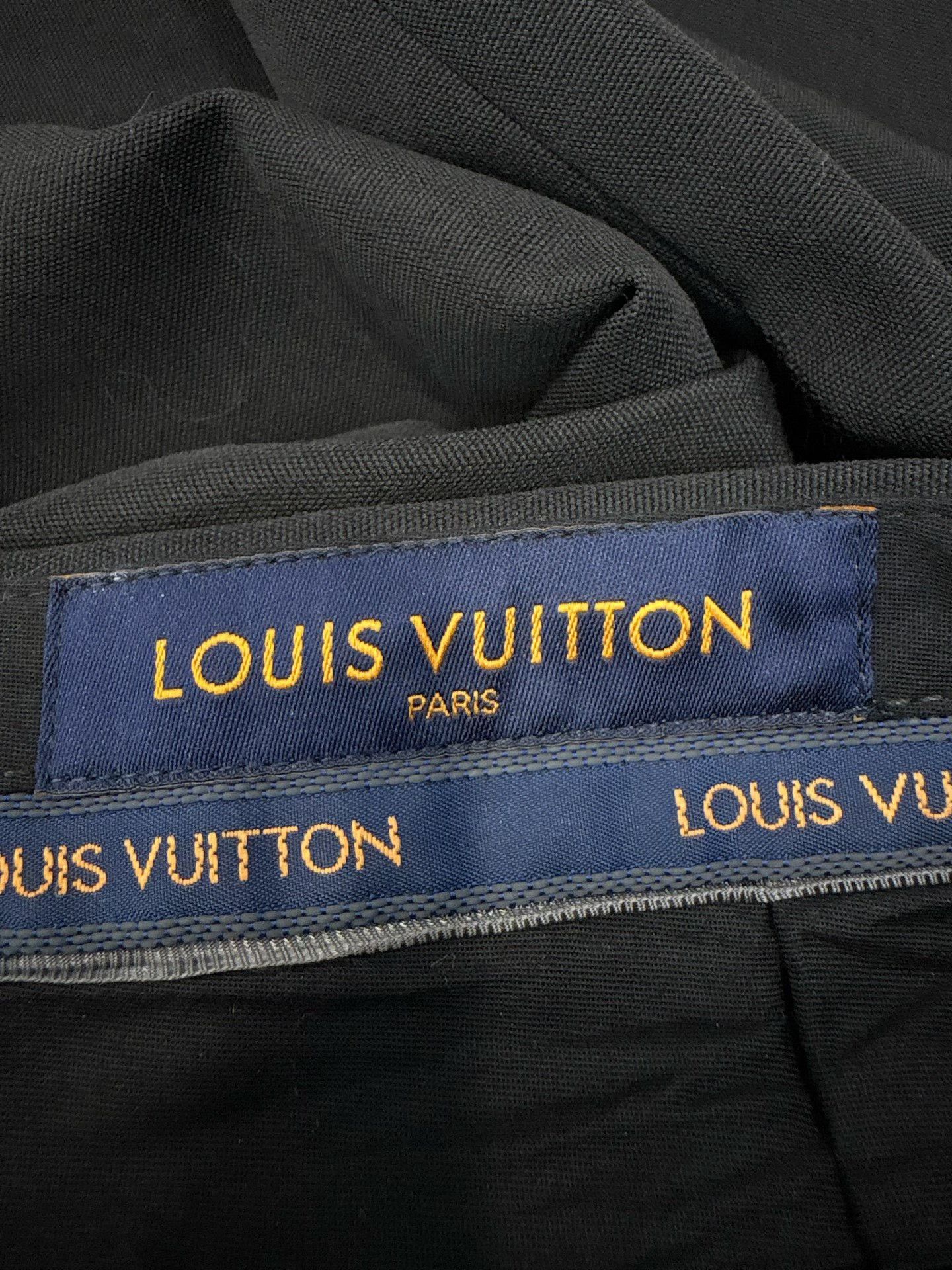 Louis Vuitton Louis Vuitton Black Tailored Casual Pants Size 48 Size US 32 / EU 48 - 4 Thumbnail