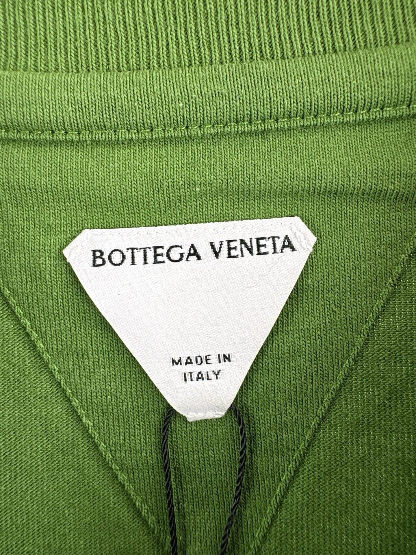 Bottega Veneta Bottega Veneta Green Cotton T-Shirt XL Size US XL / EU 56 / 4 - 4 Thumbnail