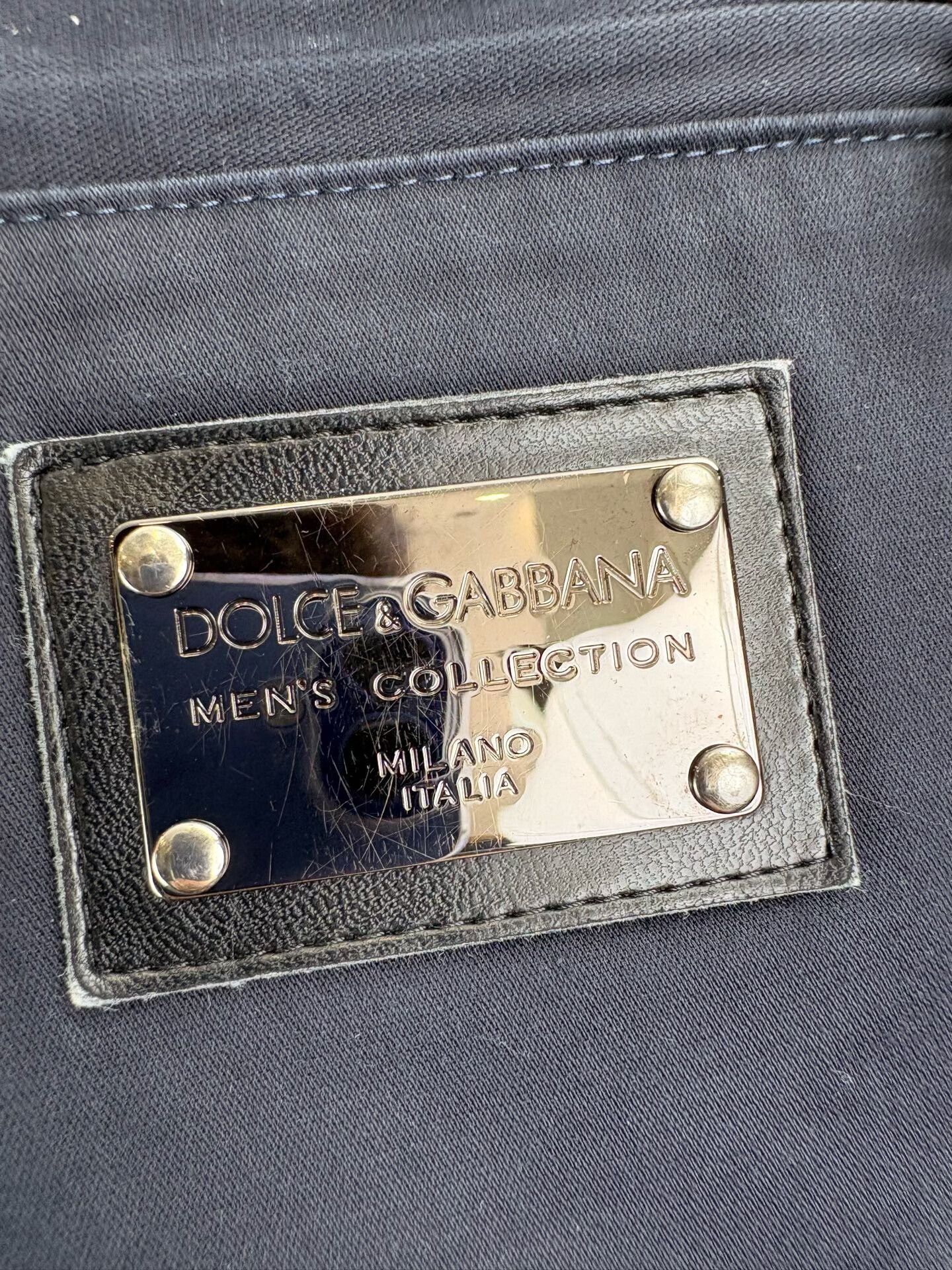 Dolce & Gabbana Dolce & Gabbana Metal Plaque Casual Pants 44 Size US 28 / EU 44 - 4 Thumbnail