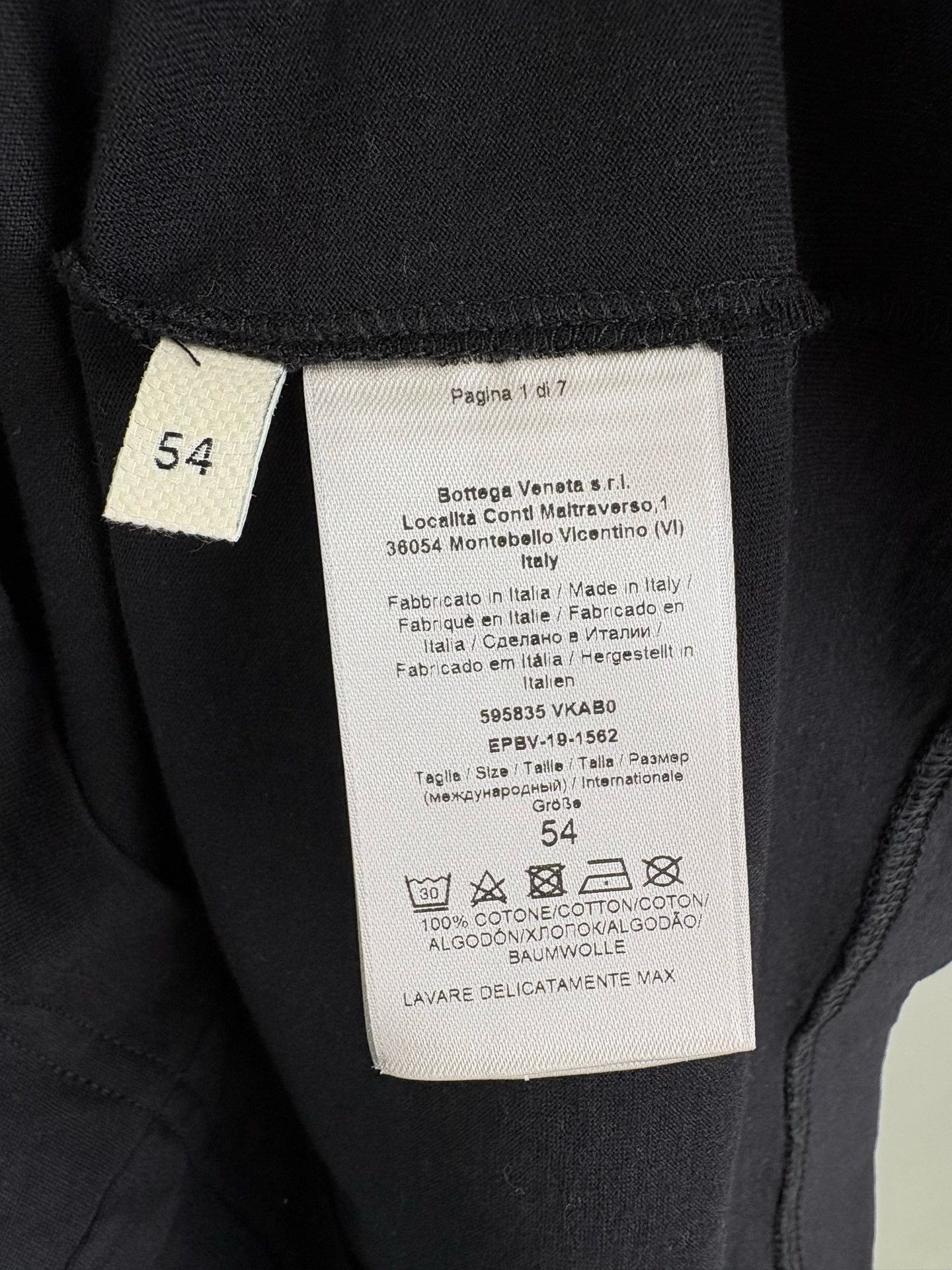 Bottega Veneta Bottega Veneta Triangle Pocket T-Shirt Size 54 Size US L / EU 52-54 / 3 - 5 Thumbnail