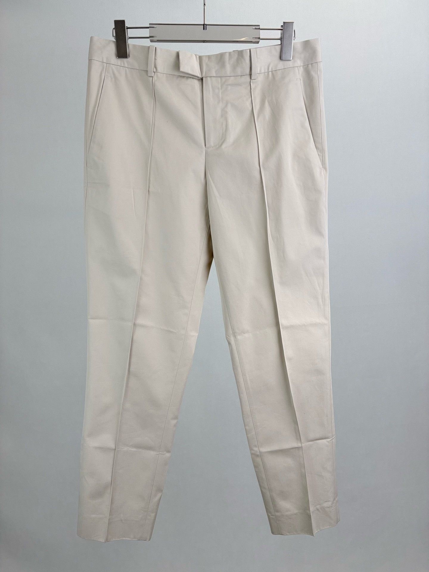 Bottega Veneta Bottega Veneta Beige Straight Leg Pants IT 40 Size 27" / US 4 / IT 40 - 2 Thumbnail