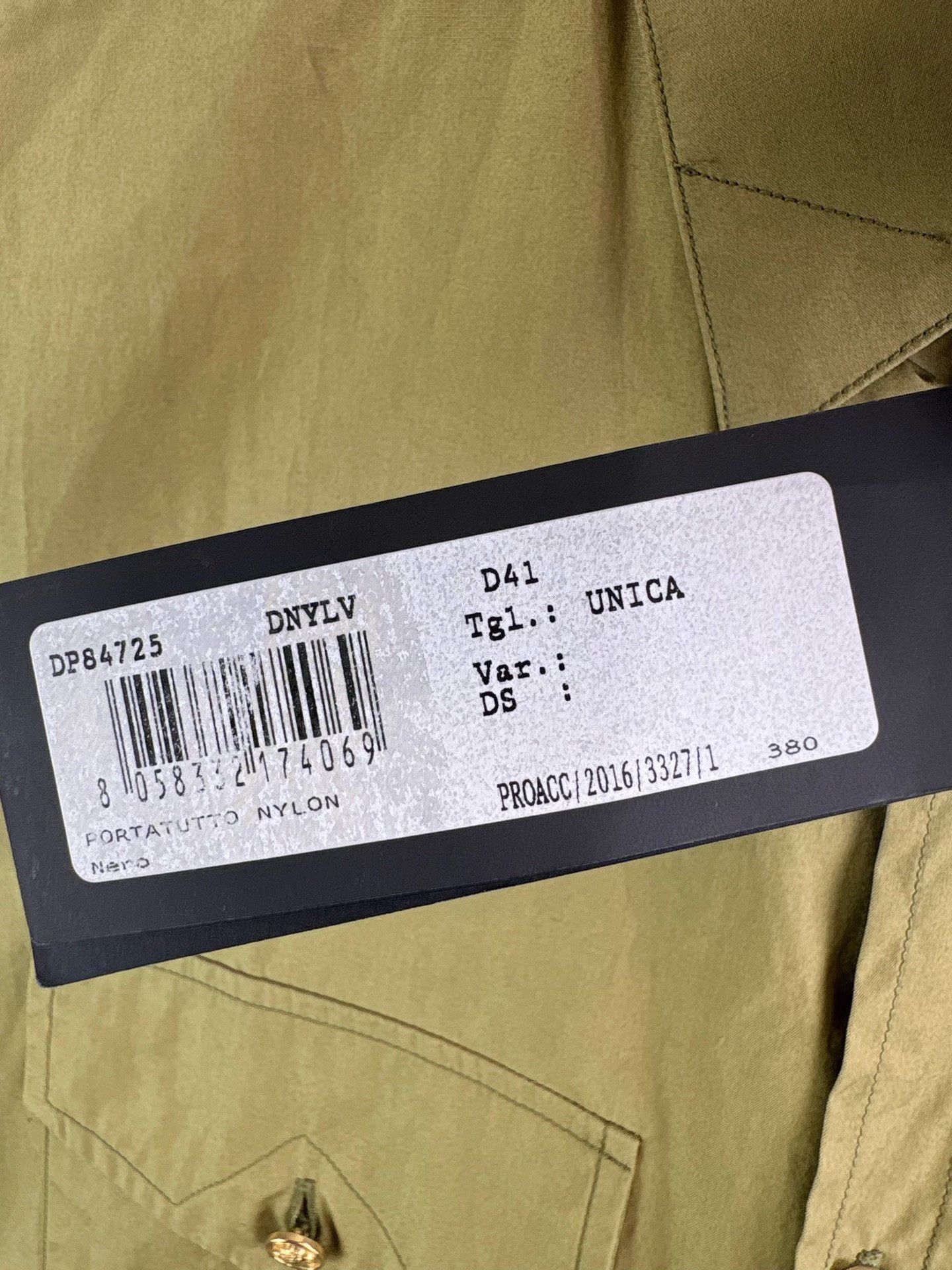 Versace Versace Olive Double Pocket Short Sleeve Shirt 39 Size US M / EU 48-50 / 2 - 6 Thumbnail