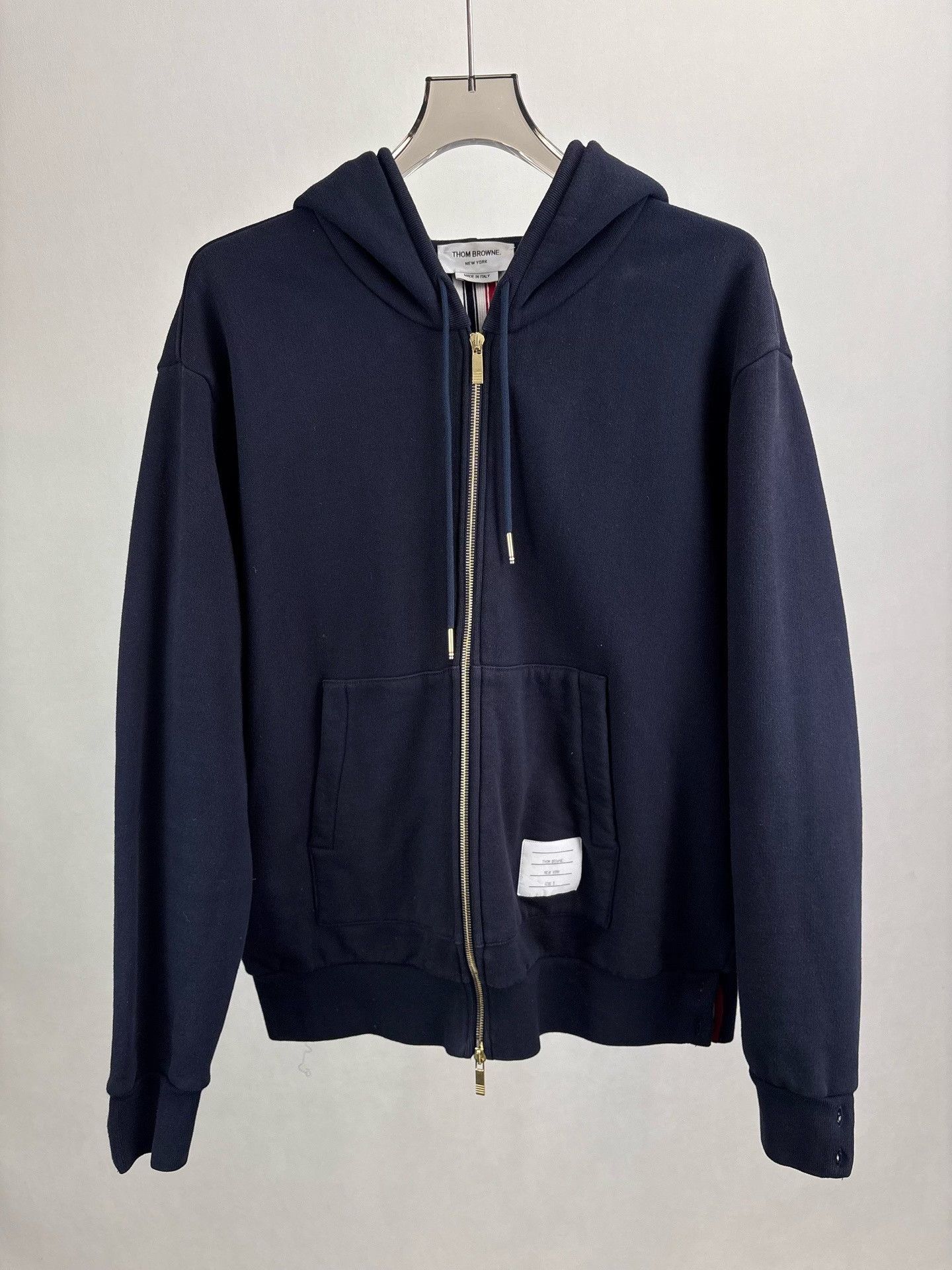 Thom Browne Thom Browne Back Stripe Zip Hoodie Size 5 Size US XXL / EU 58 / 5 - 3 Thumbnail