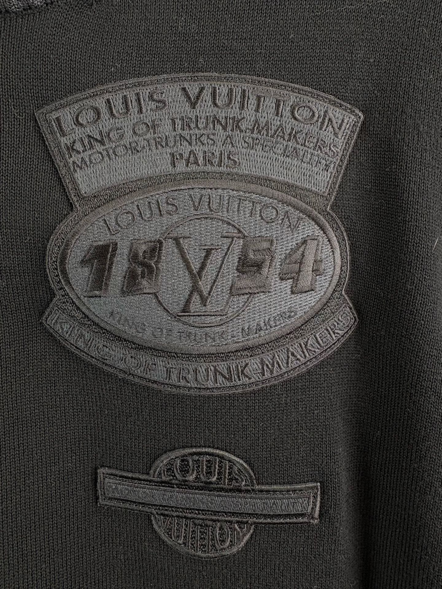 Louis Vuitton Louis Vuitton Embroidered Logo Knit Sweater XXL Size US XXL / EU 58 / 5 - 4 Thumbnail