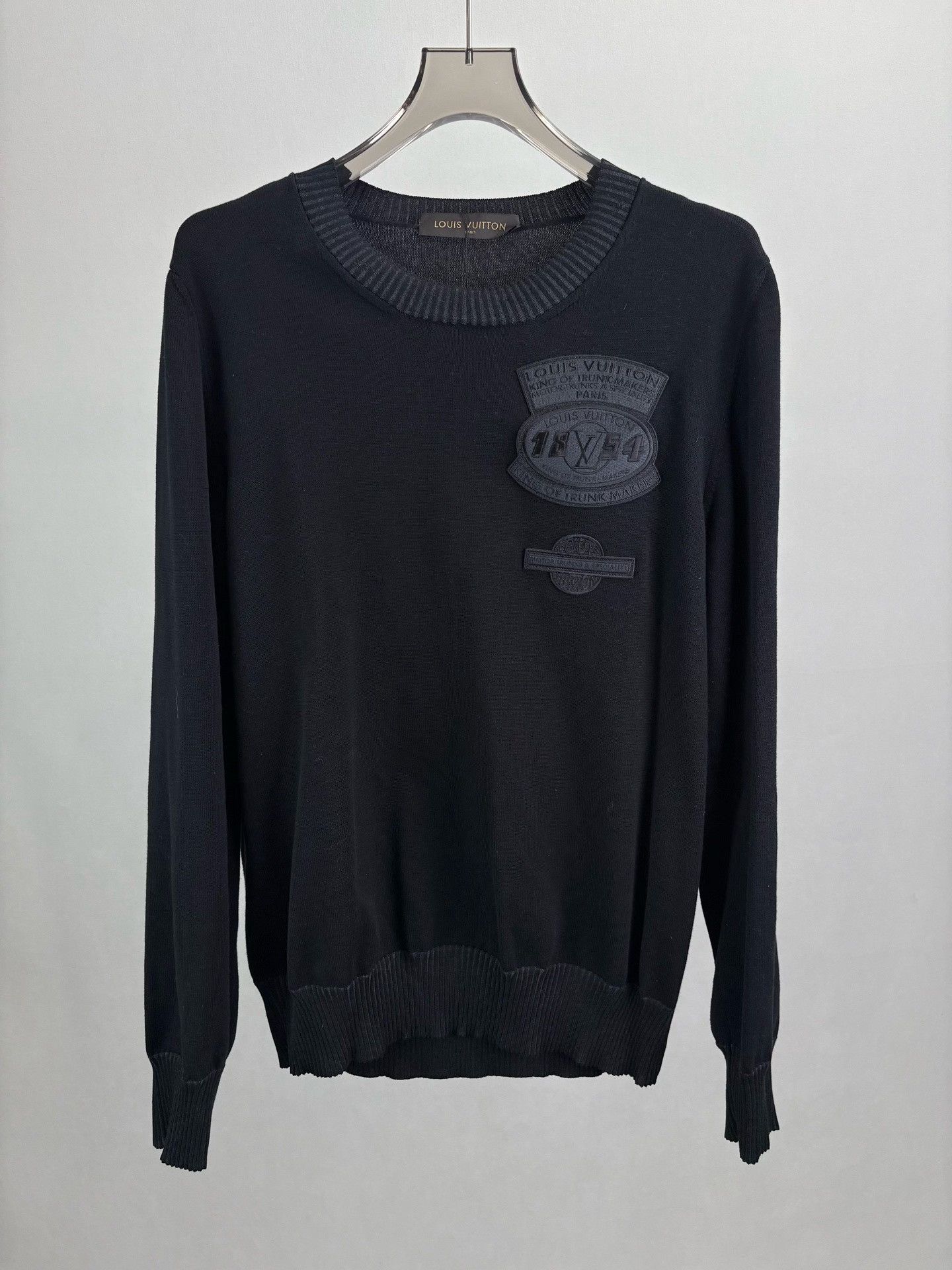 Louis Vuitton Louis Vuitton Embroidered Logo Knit Sweater XXL Size US XXL / EU 58 / 5 - 2 Thumbnail