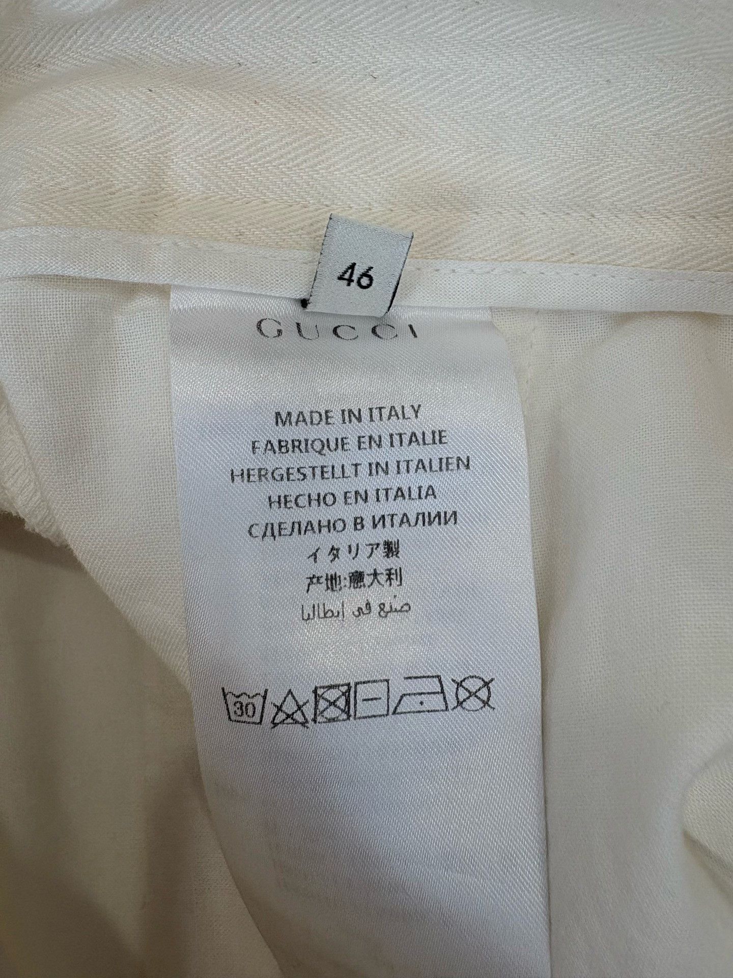 Gucci Gucci Embroidered Logo Shorts Size 46 Size US 30 / EU 46 - 6 Thumbnail