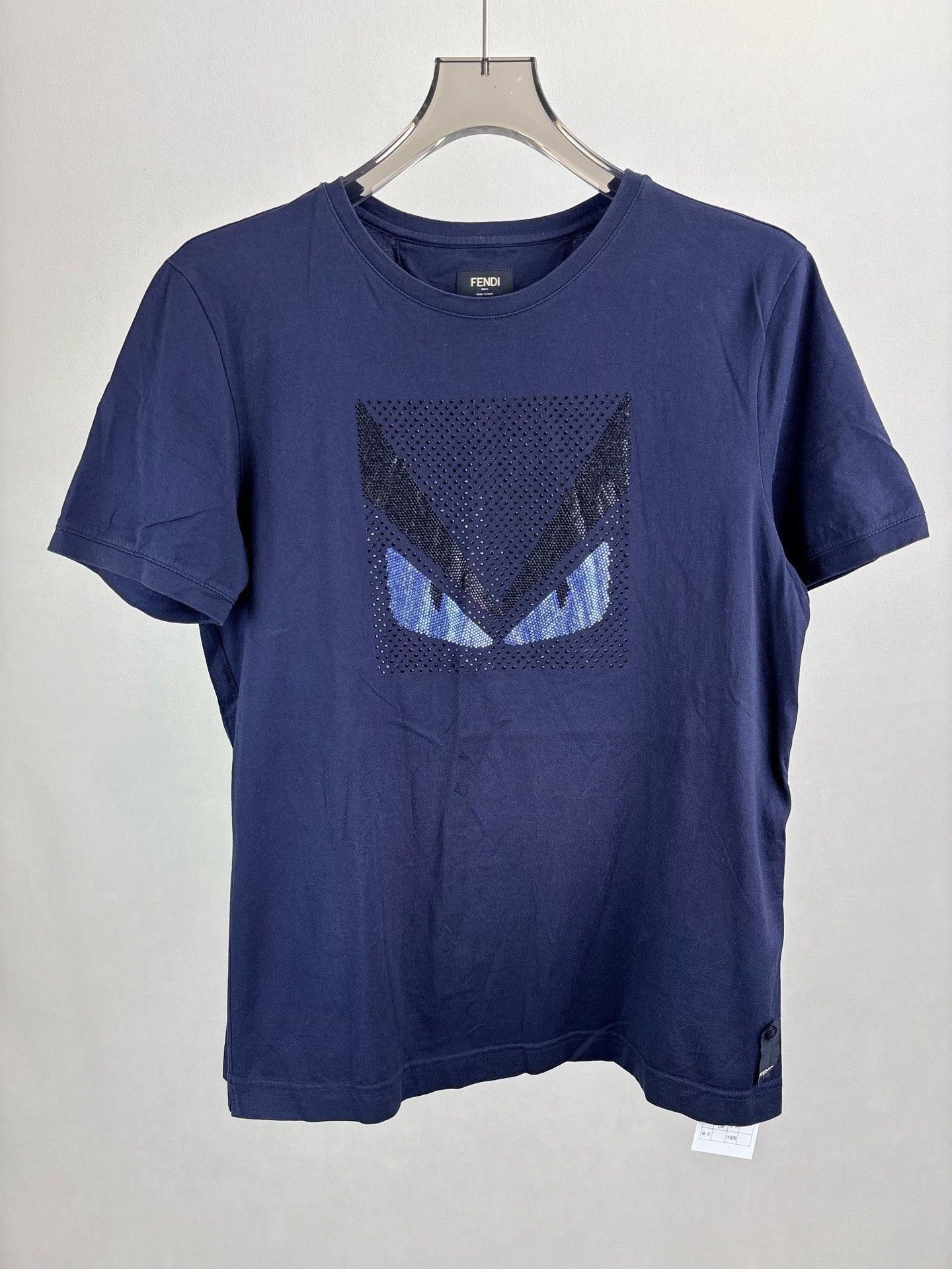 Fendi Fendi Rhinestone Monster Eye T-Shirt Size 50 Size US M / EU 48-50 / 2 - 2 Thumbnail