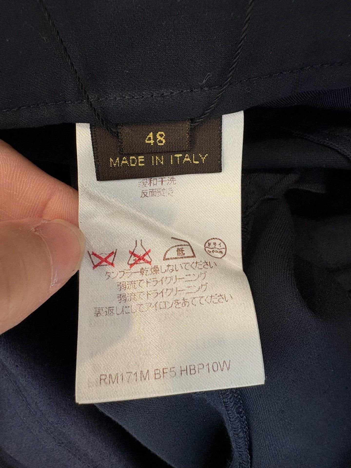 Louis Vuitton Louis Vuitton Embroidered Logo Trousers Size 48 Size US 32 / EU 48 - 6 Thumbnail