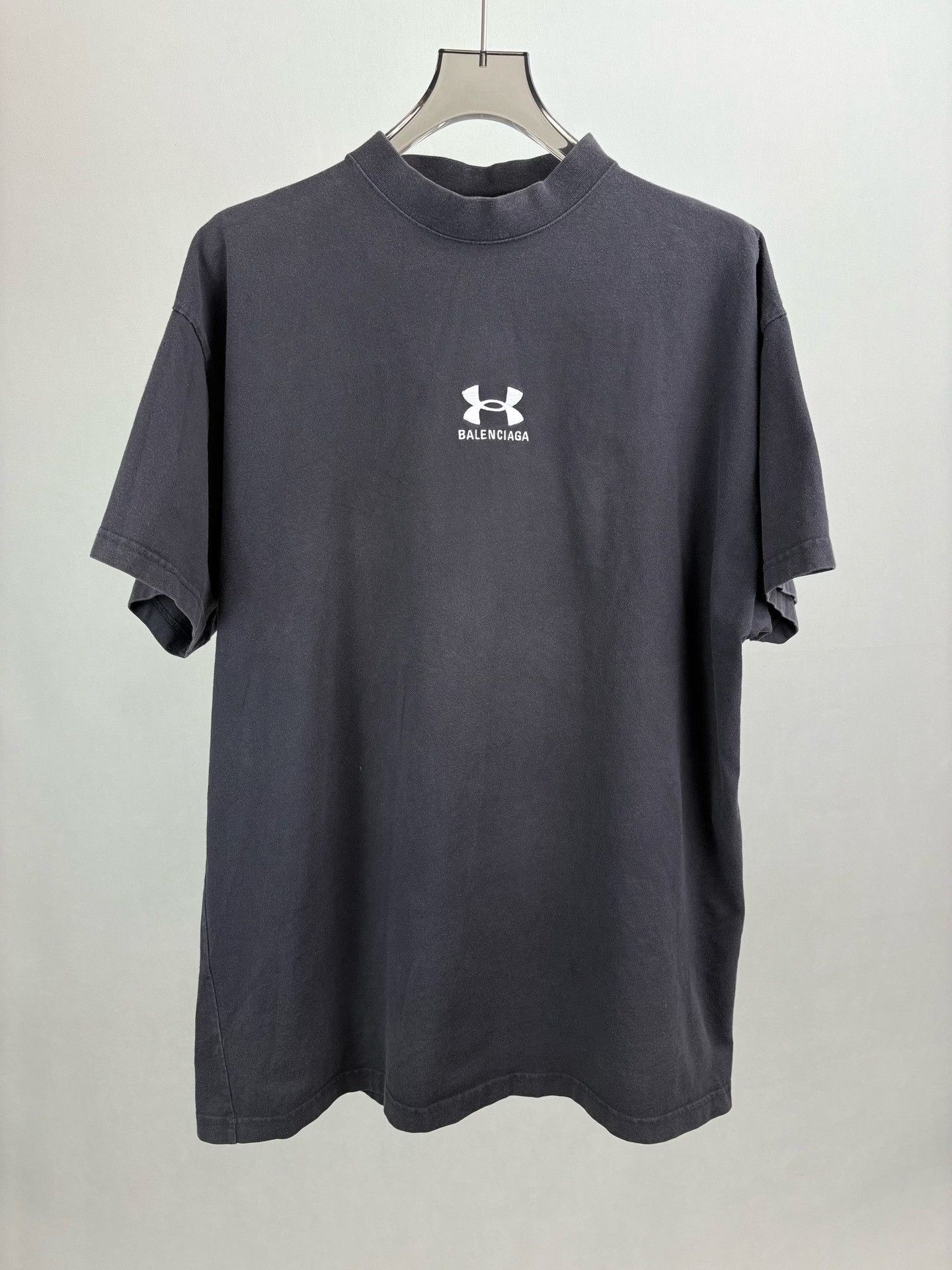 Balenciaga Balenciaga x Under Armour Logo T-Shirt Size 2 Size US M / EU 48-50 / 2 - 2 Thumbnail