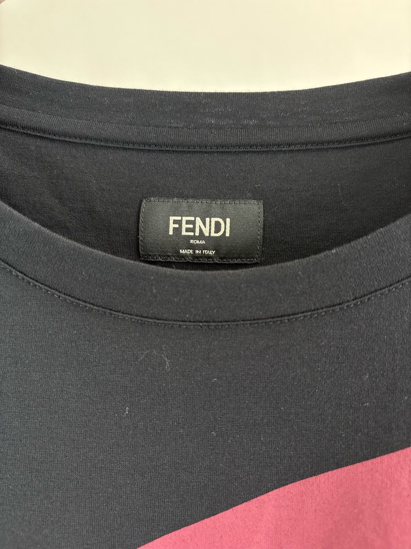 Fendi Fendi Bag Bugs Striped T-Shirt XL Size US XL / EU 56 / 4 - 4 Thumbnail