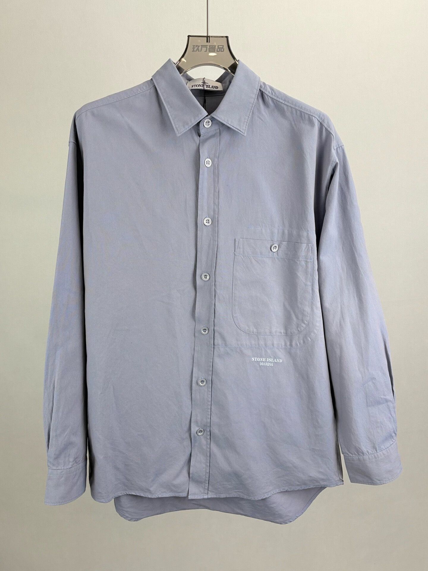 Stone Island Stone Island Marina Embroidered Button Up Shirt L Size US L / EU 52-54 / 3 - 2 Thumbnail