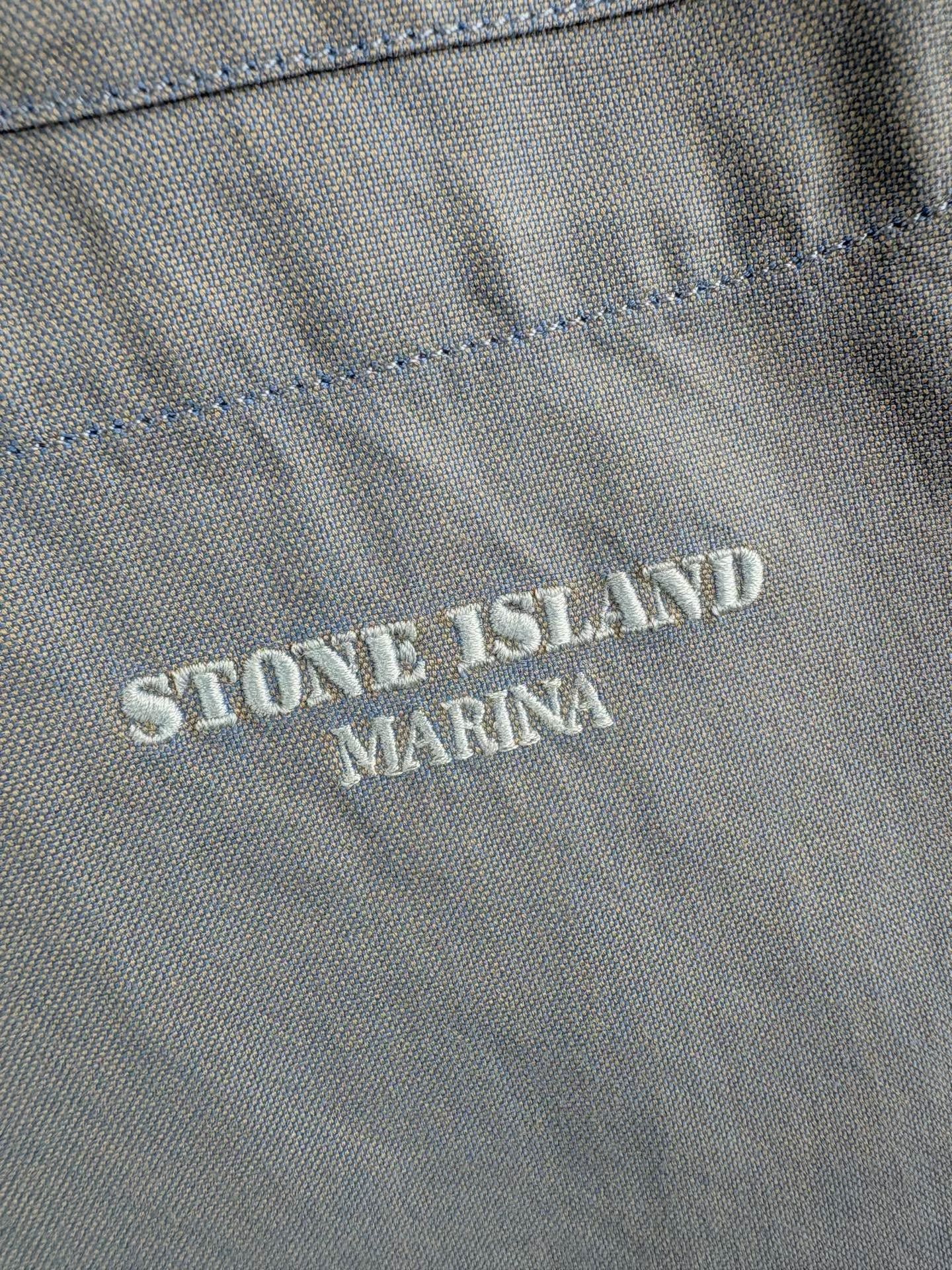 Stone Island Stone Island Marina Embroidered Button Up Shirt L Size US L / EU 52-54 / 3 - 5 Thumbnail
