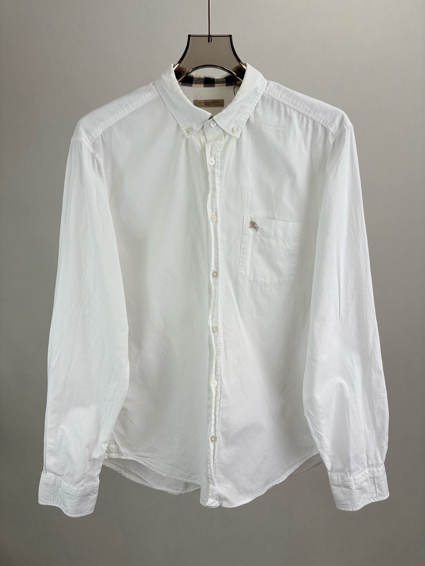 Burberry Burberry Knight Embroidered Shirt L Size US L / EU 52-54 / 3 - 2 Thumbnail