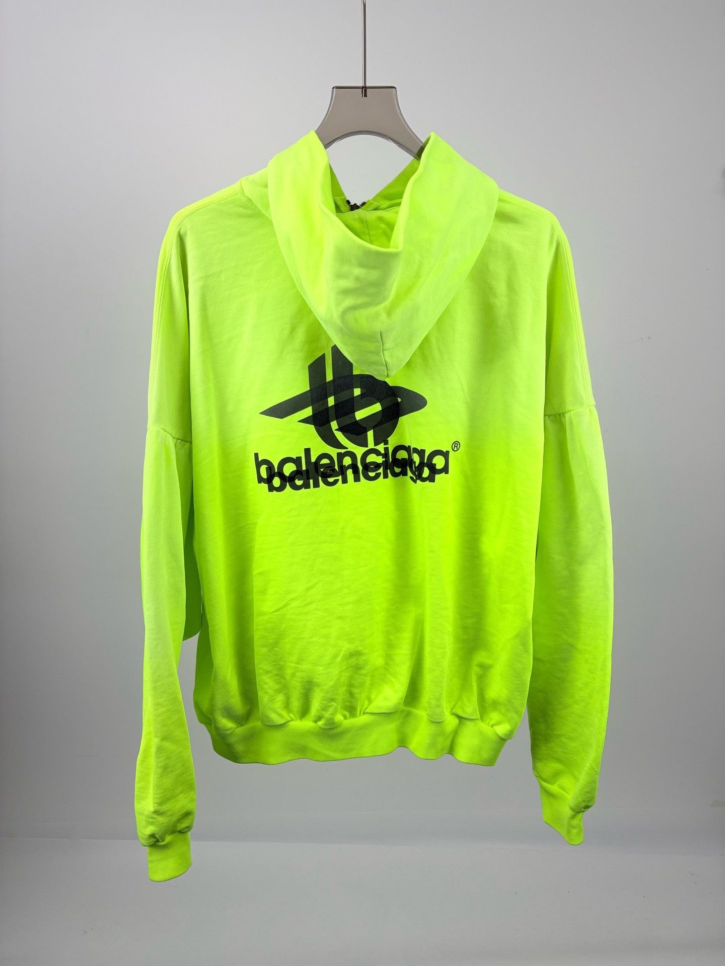 Balenciaga Balenciaga Neon Logo Zip Hoodie Size 2 Size US M / EU 48-50 / 2 - 3 Thumbnail