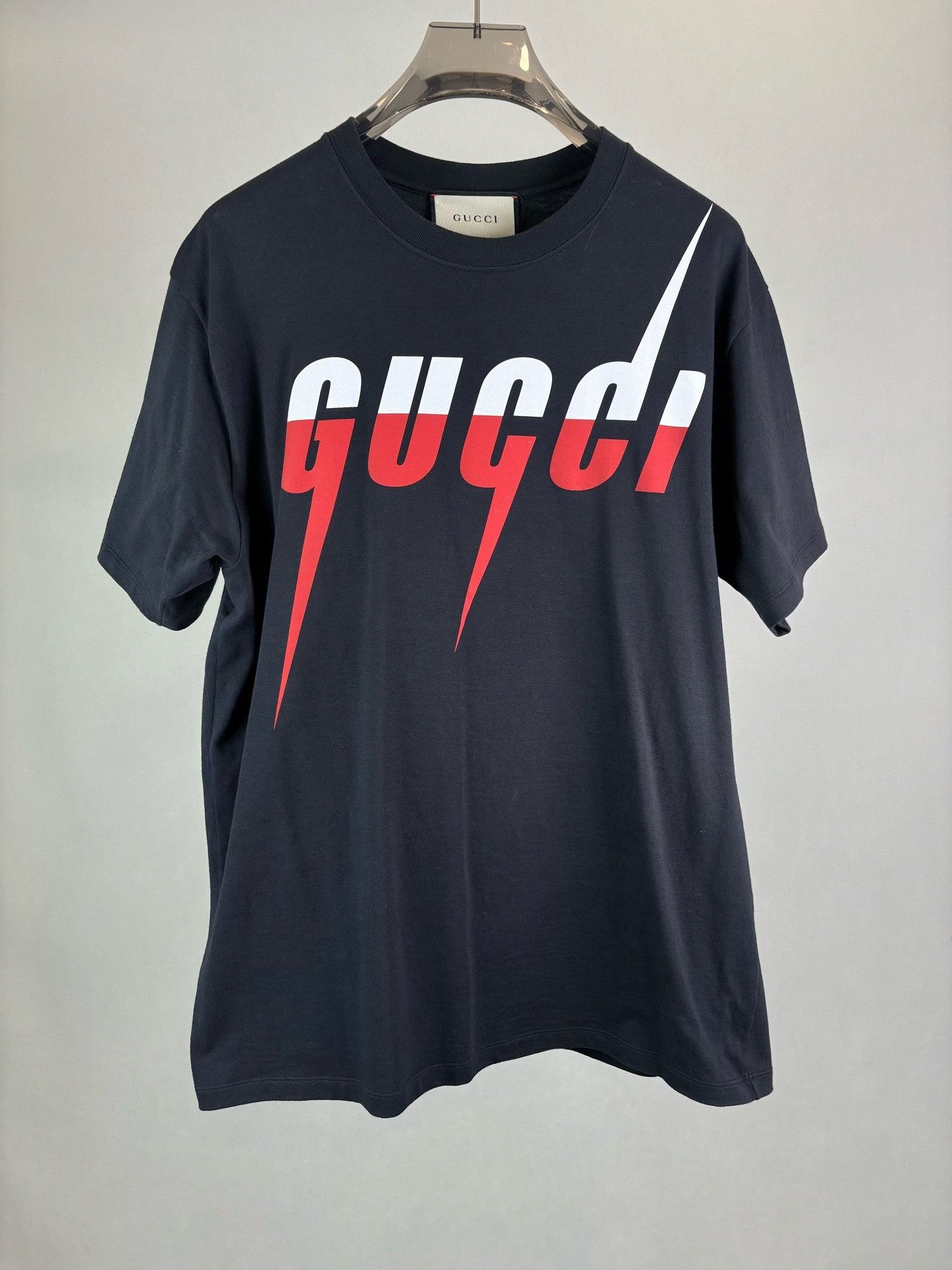 Gucci Gucci Blade Logo T-Shirt Size L Size US L / EU 52-54 / 3 - 2 Thumbnail