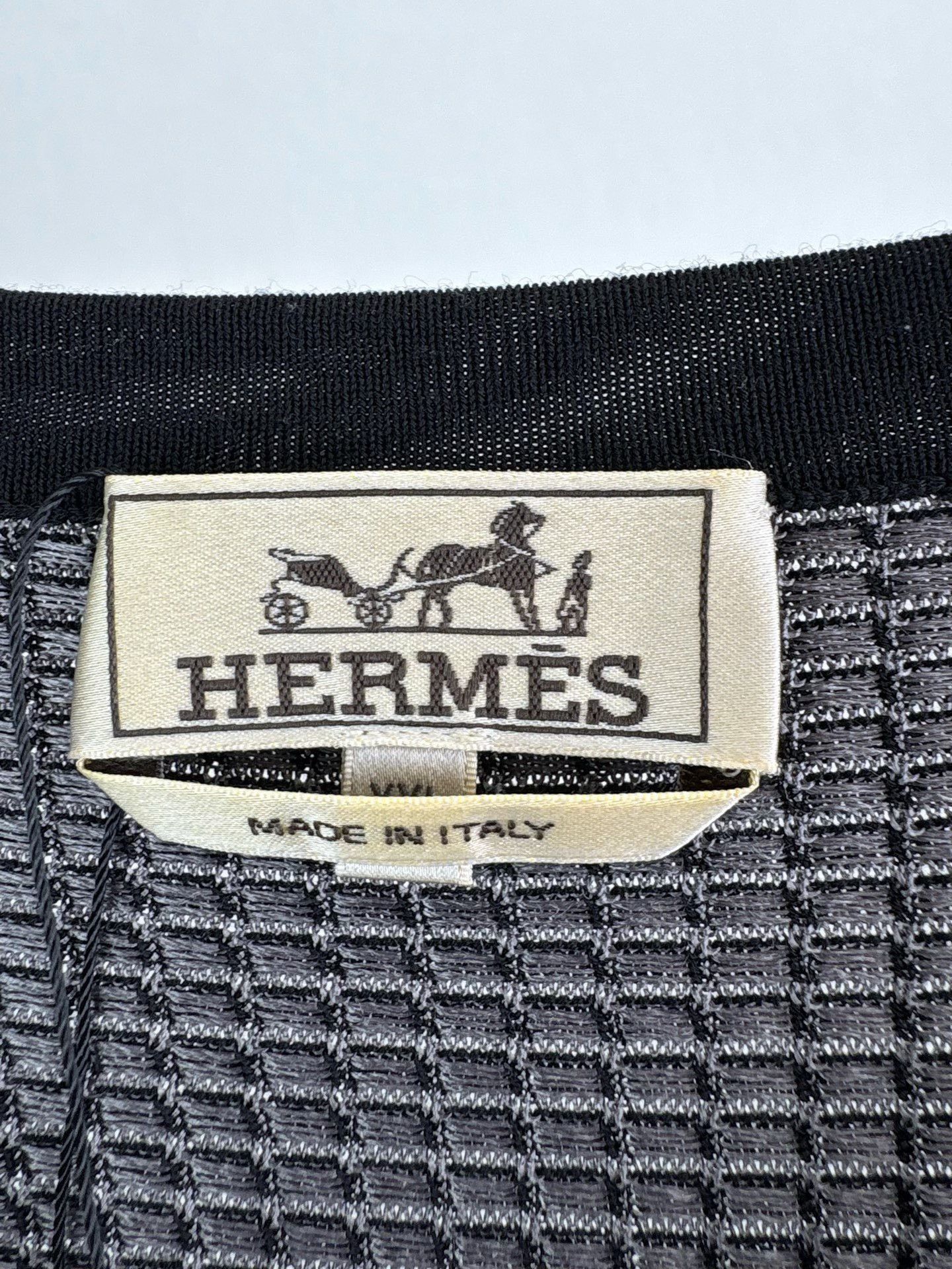 Hermes Hermes Silk Wool Grid Knit Sweater XXL Size US XXL / EU 58 / 5 - 4 Thumbnail