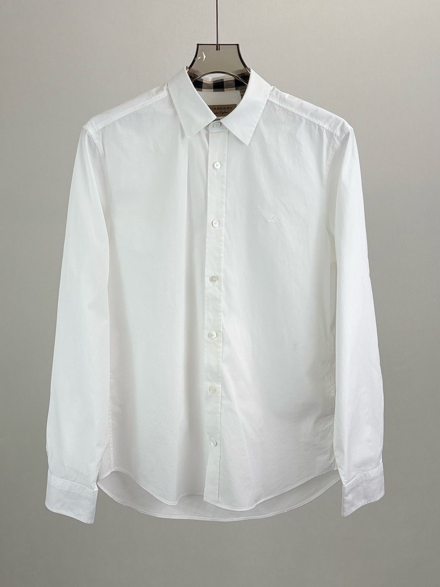 Burberry Burberry Warhorse Embroidered White Shirt Size M Size US M / EU 48-50 / 2 - 2 Thumbnail