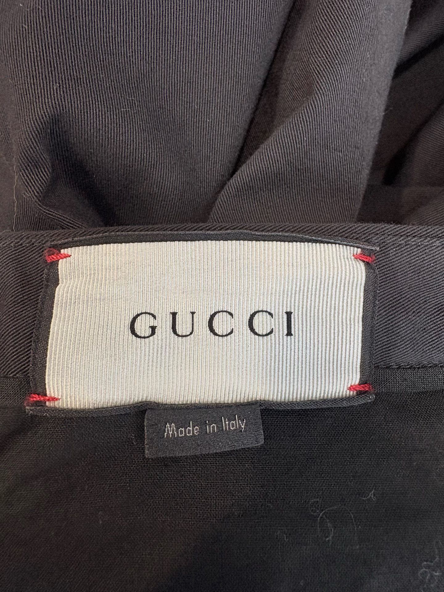 Gucci Gucci Black Straight Leg Trousers Size 38 Size US 38 / EU 54 - 4 Thumbnail