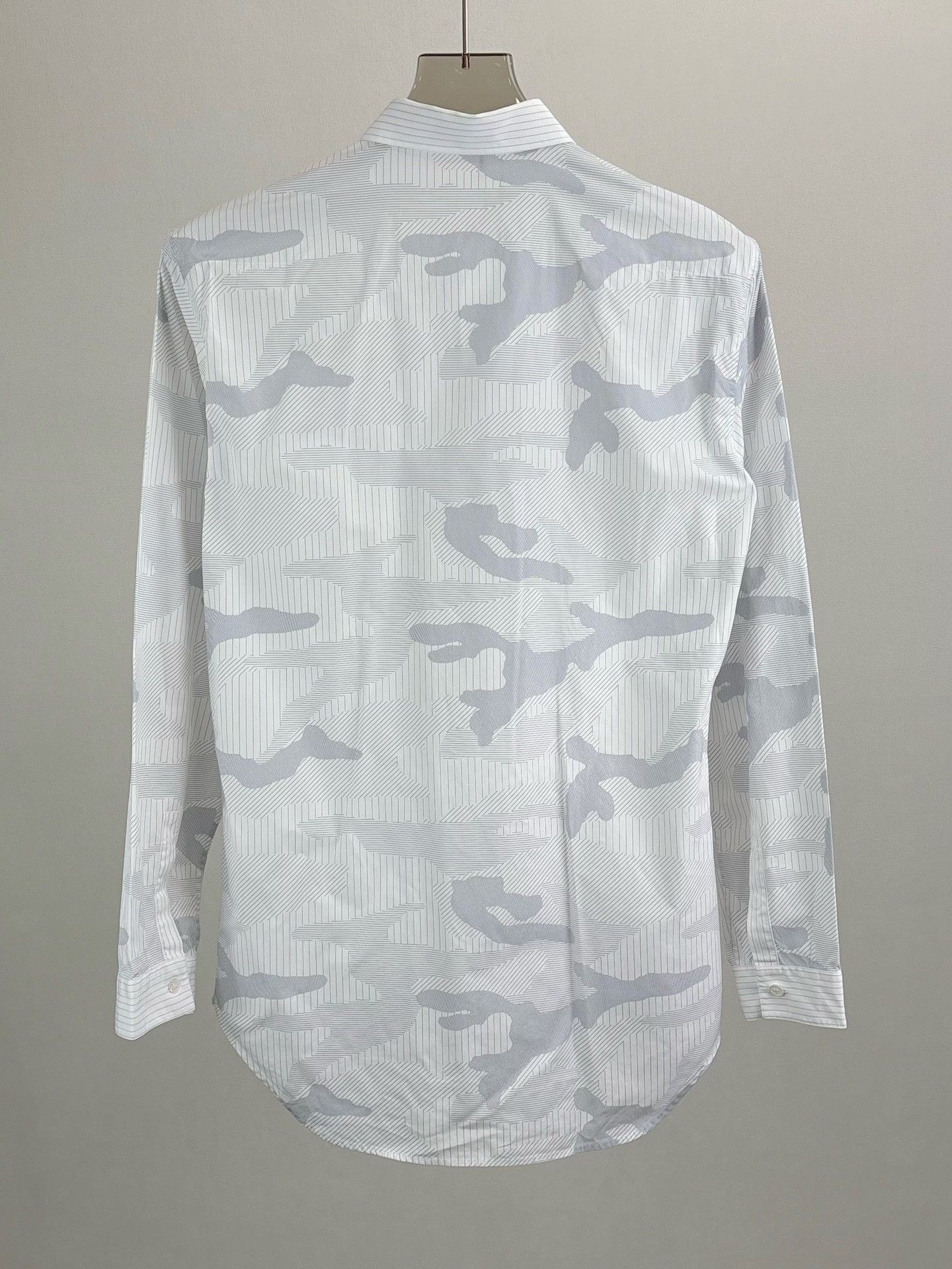 Dior Dior Camo Stripe Button Up Shirt 38 Size US S / EU 44-46 / 1 - 3 Thumbnail
