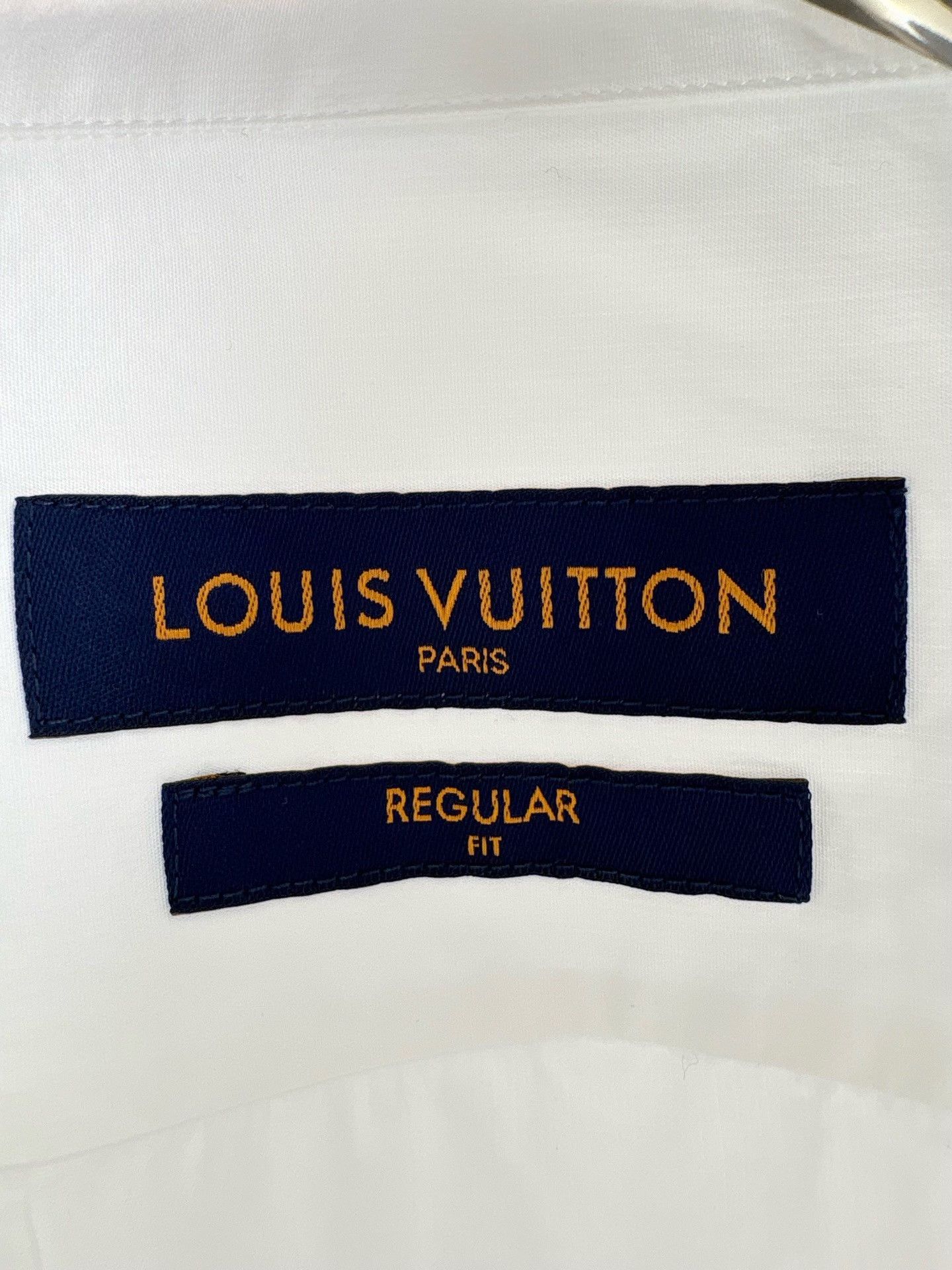 Louis Vuitton Louis Vuitton White Logo Short Sleeve Shirt XXL Size US XXL / EU 58 / 5 - 5 Thumbnail
