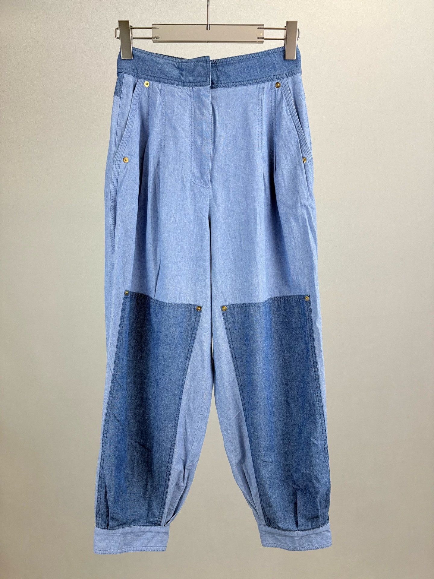 Loewe Loewe Paneled Leather Patch Pants 34 Size 25" / US 0 / IT 36 - 2 Thumbnail