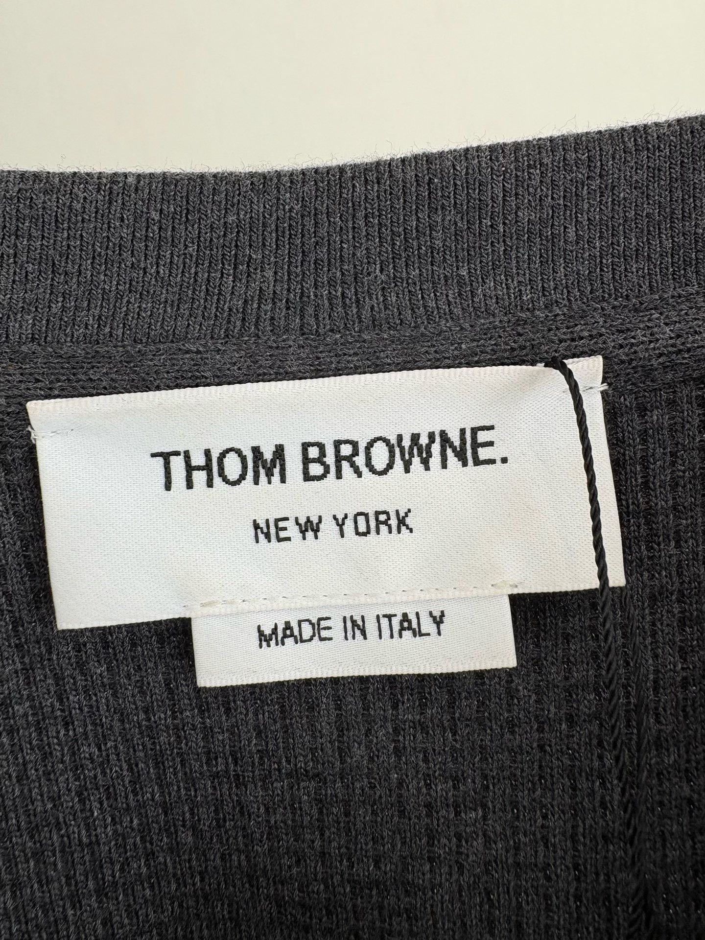 Thom Browne Thom Browne Waffle Knit 4-Bar Sweatshirt Size 5 Size US XXL / EU 58 / 5 - 4 Thumbnail
