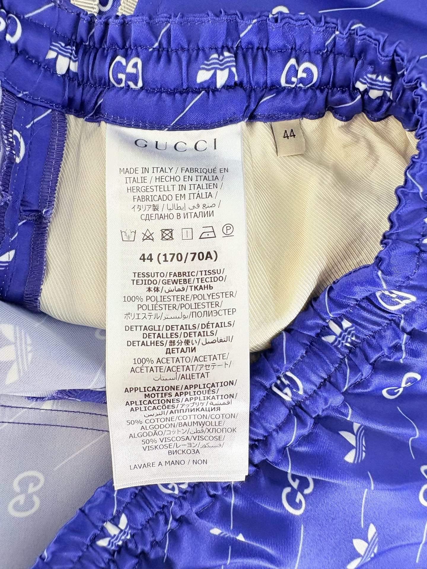 Gucci Gucci x Adidas Monogram Satin Shorts 44 Size US 28 / EU 44 - 5 Thumbnail