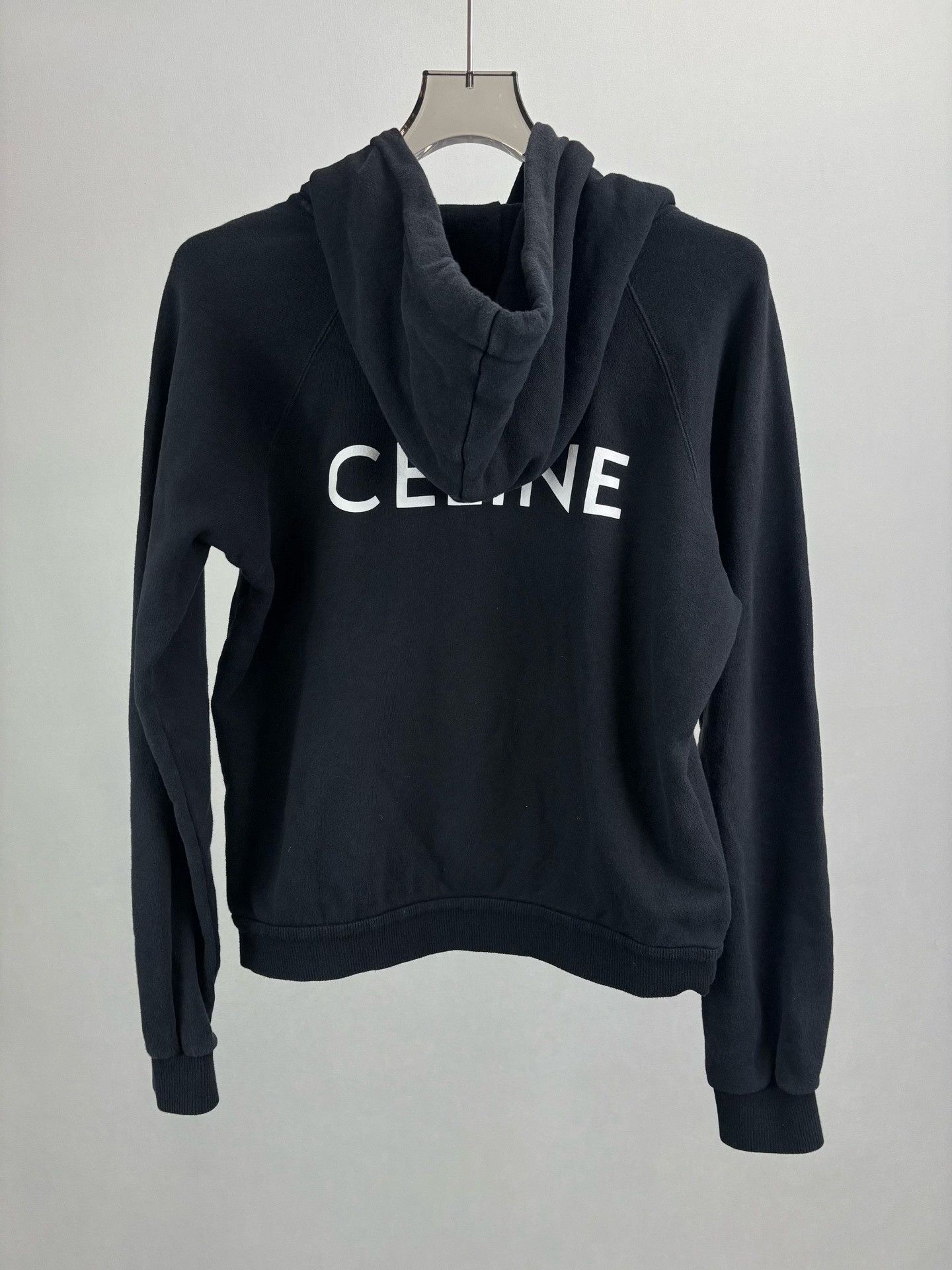 Celine CELINE Logo Back Print Hoodie Size M Size US M / EU 48-50 / 2 - 3 Thumbnail