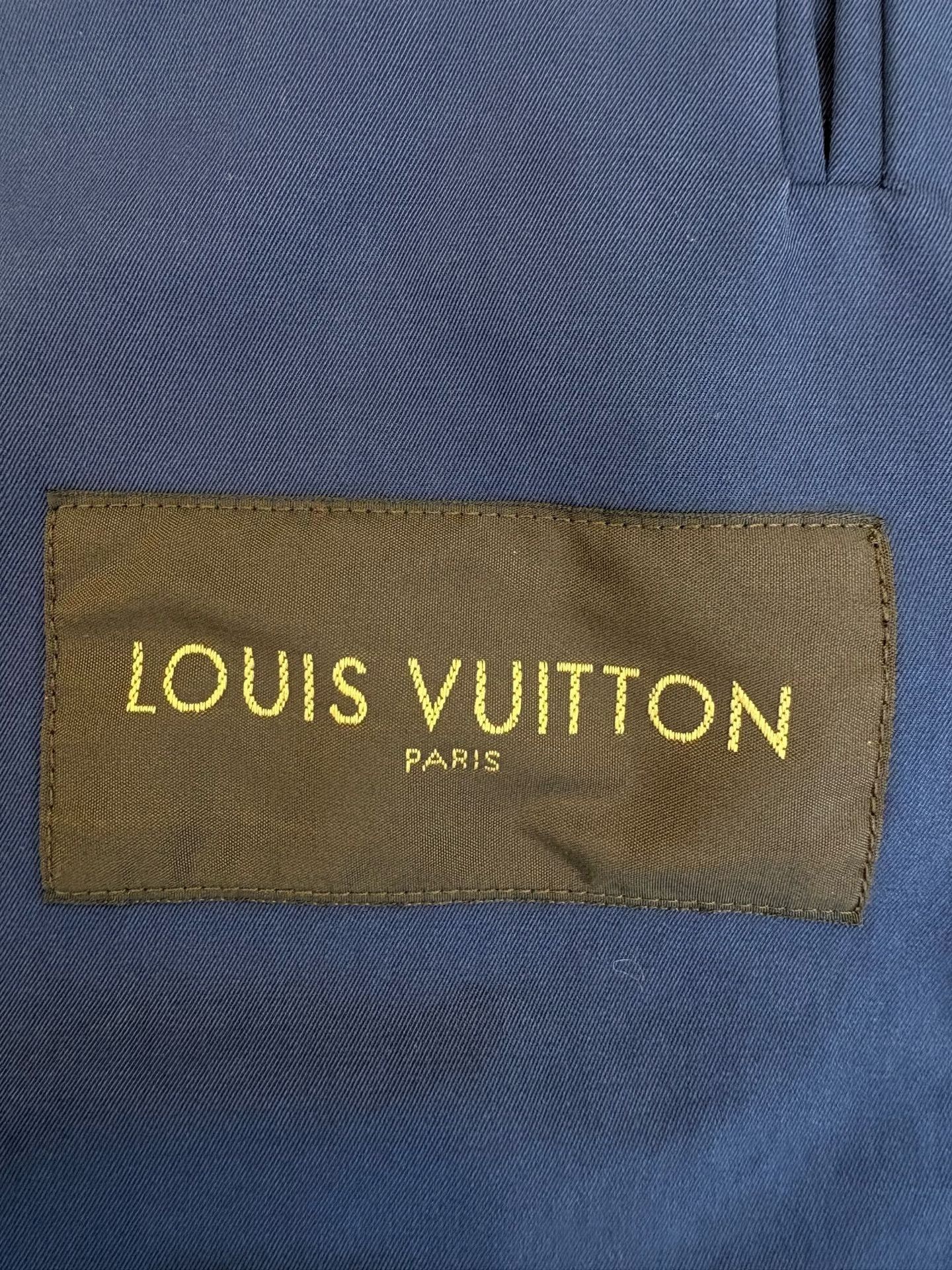 Louis Vuitton Louis Vuitton Blue Hooded Trench Jacket Size 46 Size US S / EU 44-46 / 1 - 5 Thumbnail