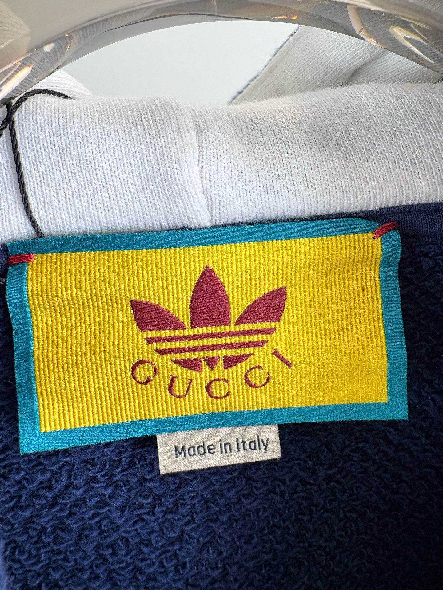 Gucci Gucci x Adidas Colorblock Half-Zip Hoodie Size L Size US L / EU 52-54 / 3 - 5 Thumbnail