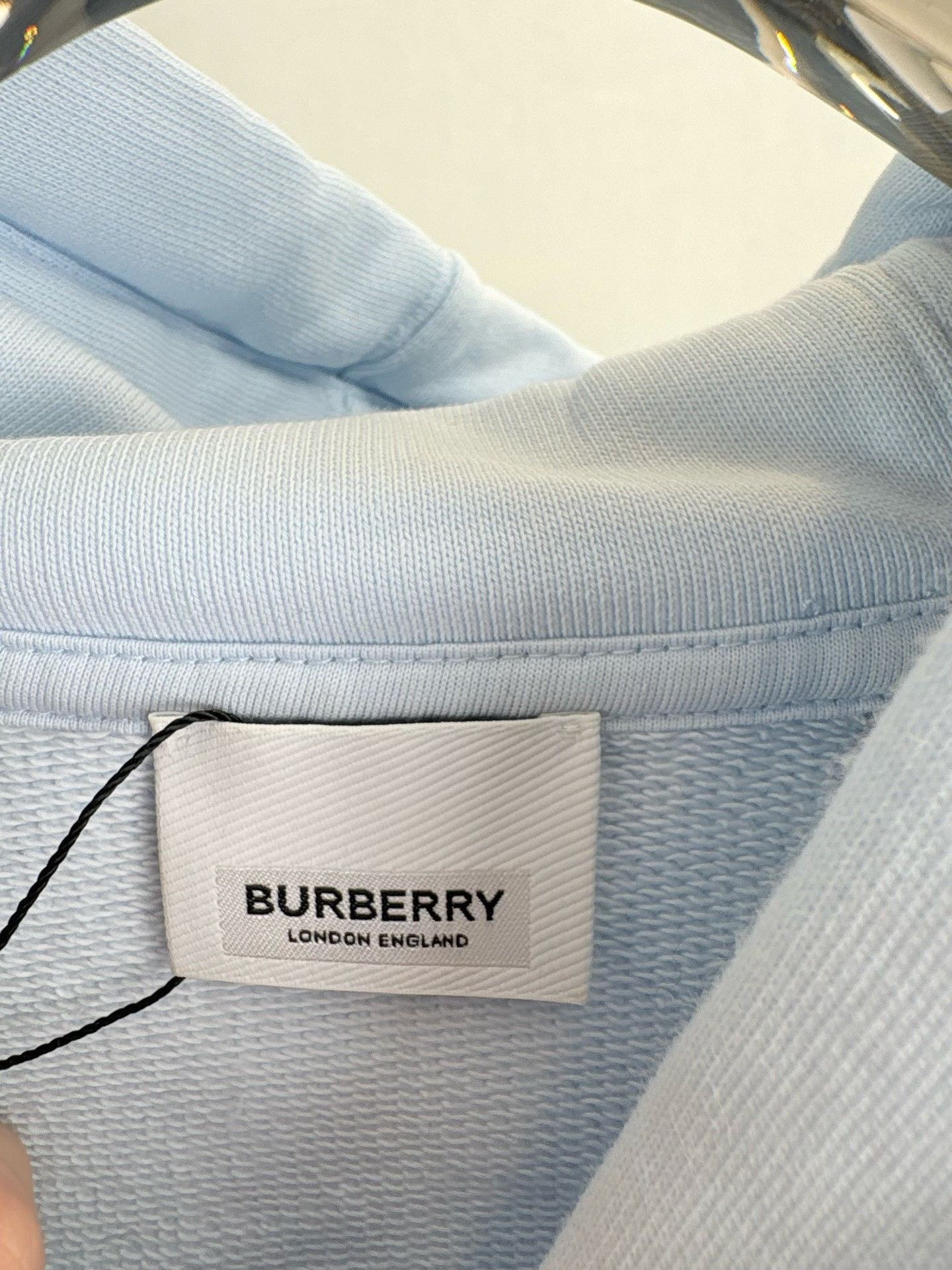Burberry Burberry Colorblock Embroidered Logo Hoodie Size M Size US M / EU 48-50 / 2 - 6 Thumbnail