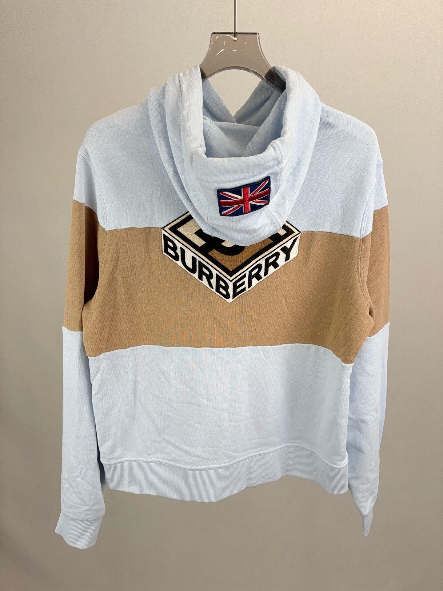 Burberry Burberry Colorblock Embroidered Logo Hoodie Size M Size US M / EU 48-50 / 2 - 3 Thumbnail