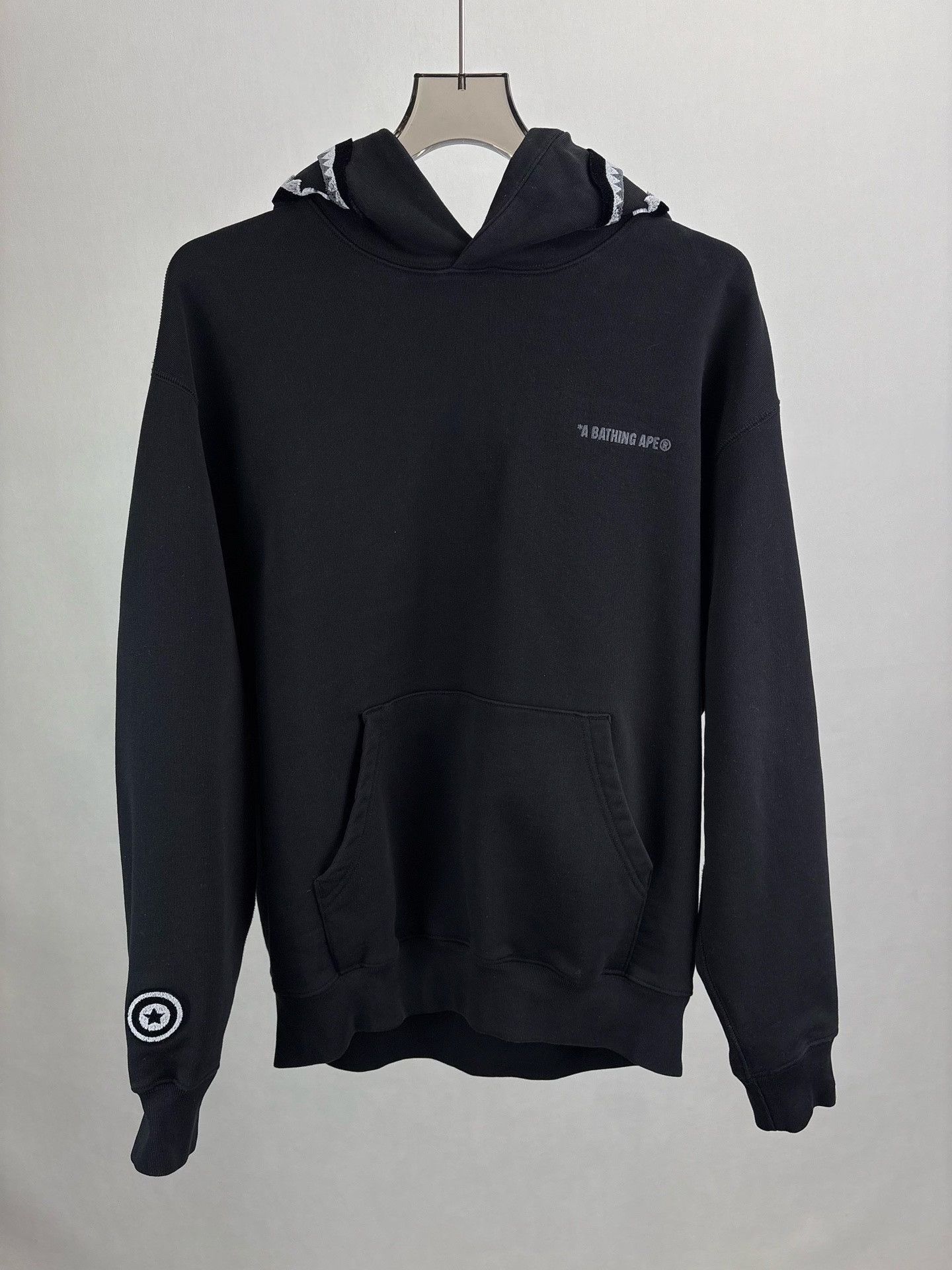 Bape BAPE Shark Pullover Hoodie Size M Size US M / EU 48-50 / 2 - 2 Thumbnail