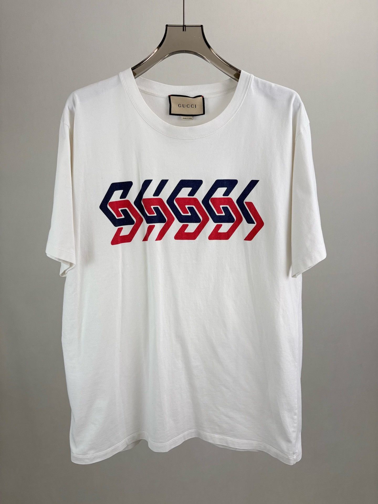Gucci Gucci Mirror Logo Print T-Shirt L Size US L / EU 52-54 / 3 - 2 Thumbnail