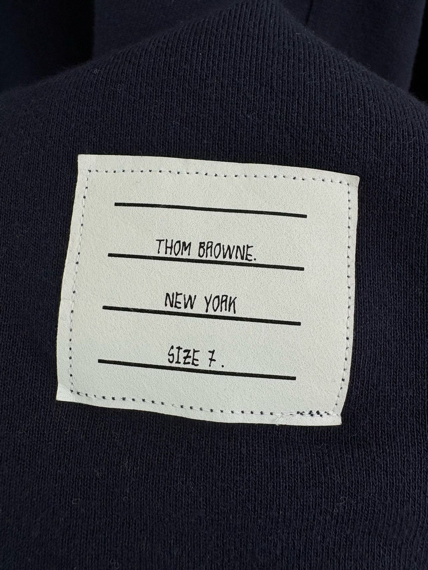 Thom Browne Thom Browne 4-Bar Navy Cotton Sweatshirt Size 7 Size US XXL / EU 58 / 5 - 4 Thumbnail