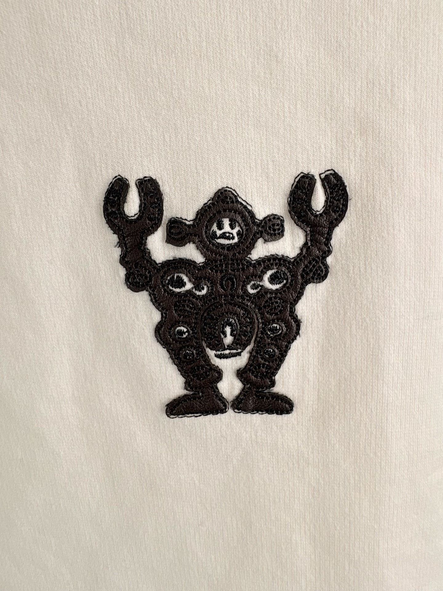 Hermes Hermes Robot Patch Cotton T-Shirt L Size US L / EU 52-54 / 3 - 4 Thumbnail