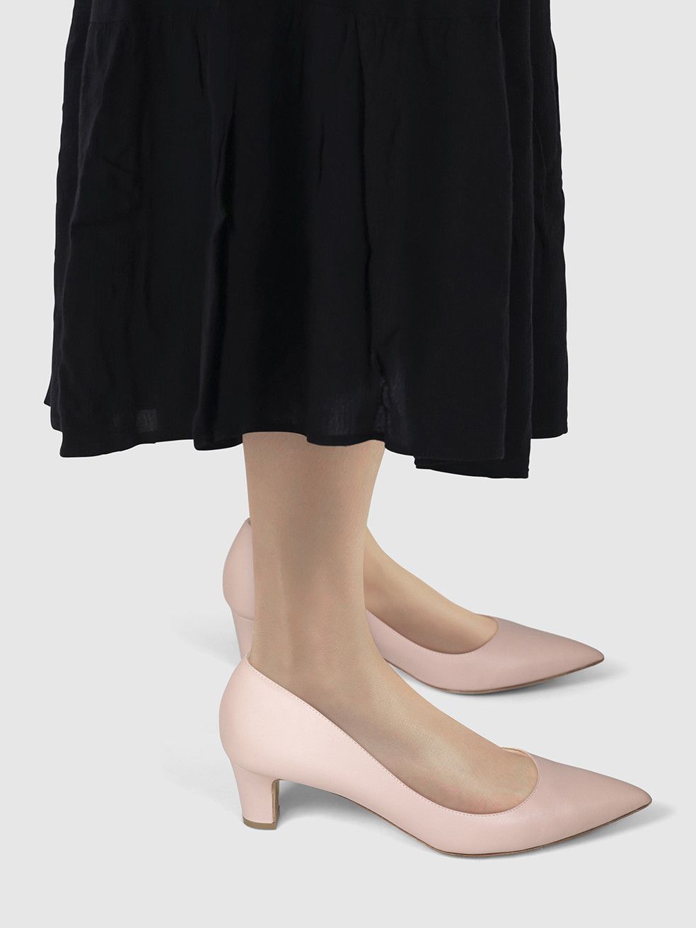 Rupert Sanderson Pink Leather Pointed Pumps Size US 7 / IT 37 - 2 Thumbnail