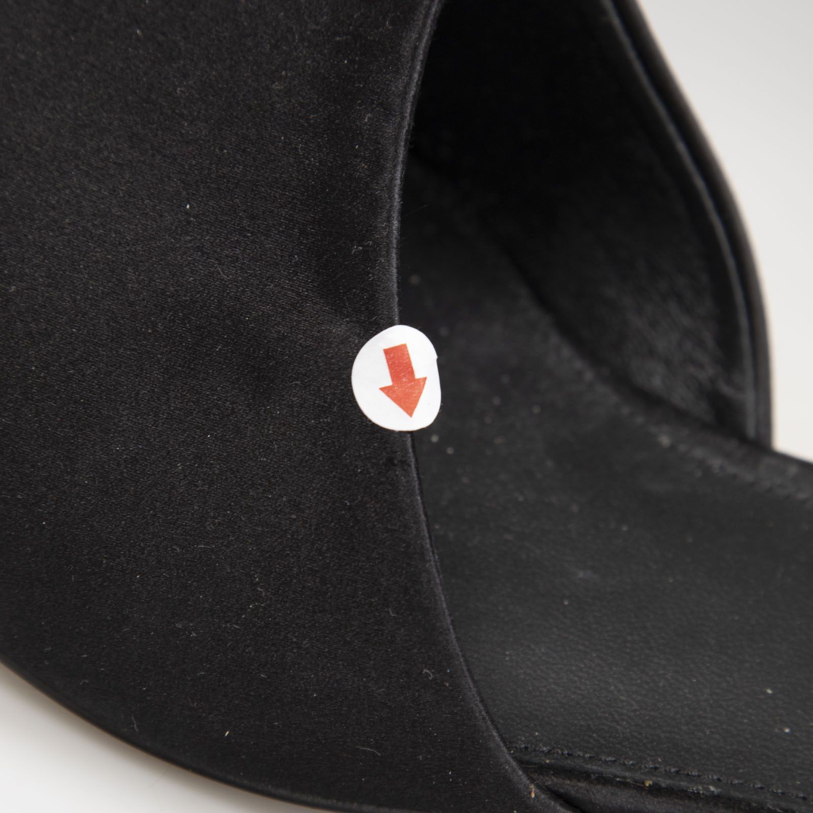 Toteme Black Satin Peep Toe Flats Size US 8 / IT 38 - 7 Thumbnail