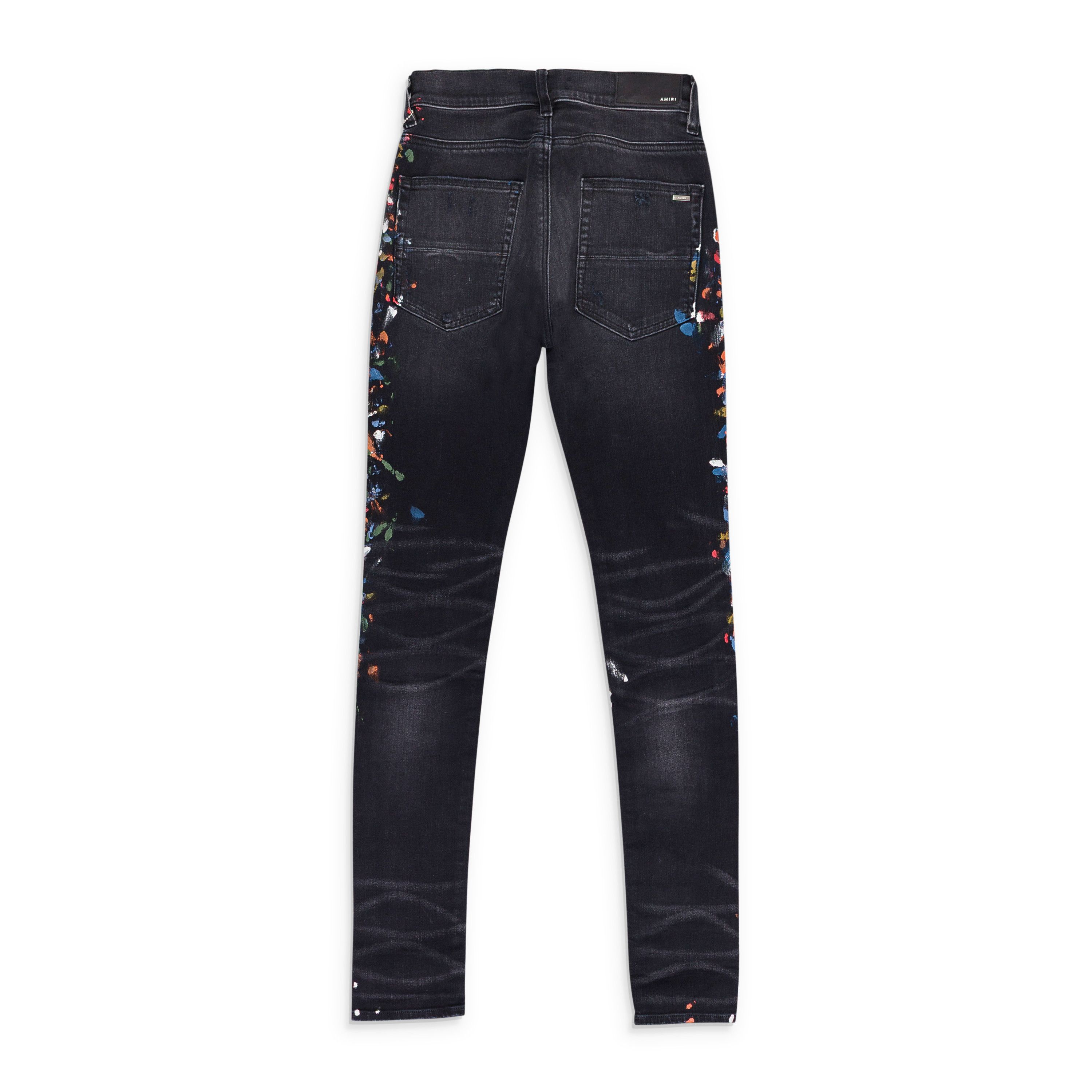 Amiri Amiri Black Skinny Painter Jean SIZE 33 Size US 33 - 2 Thumbnail