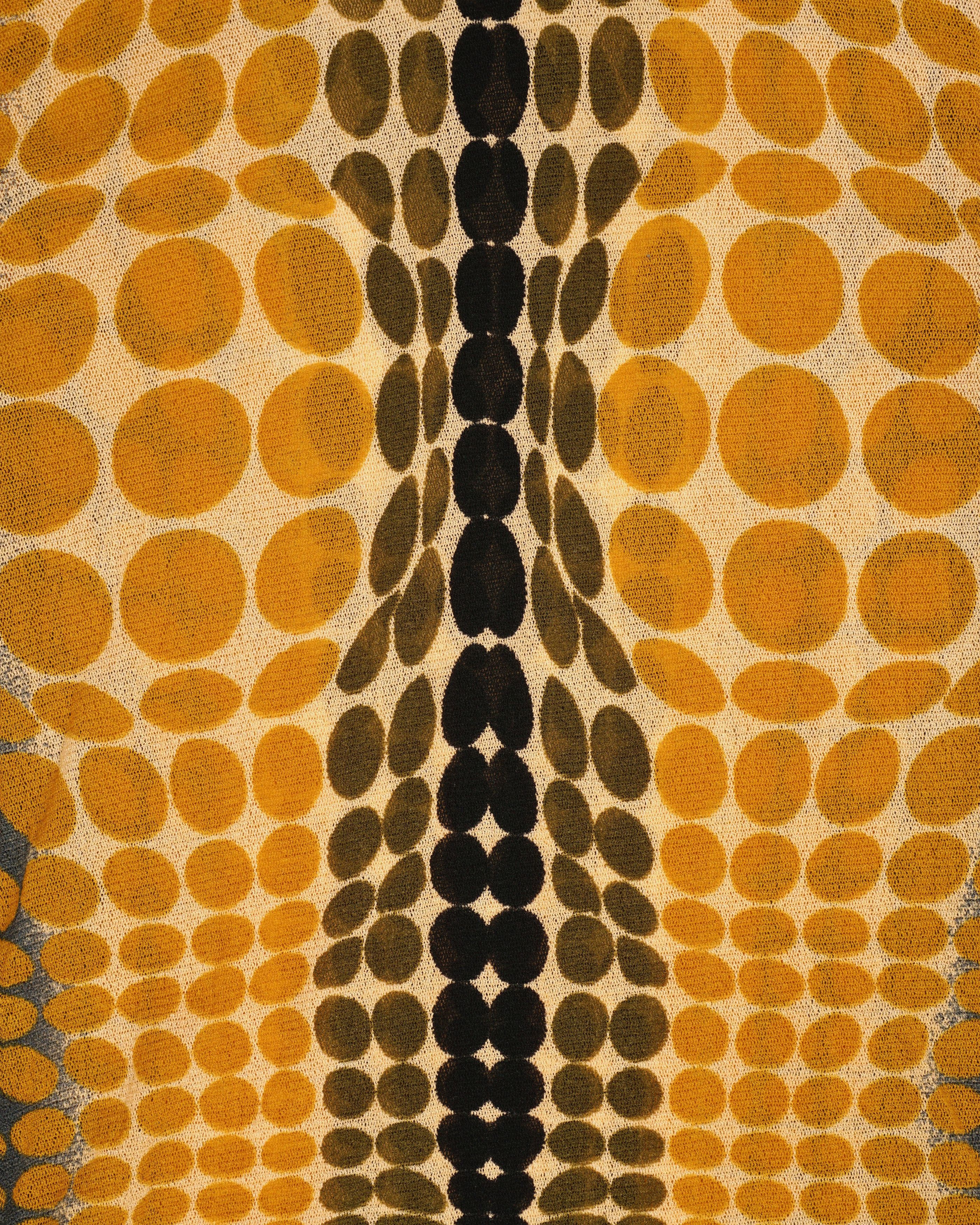 Jean Paul Gaultier AW95 `Cyberdot´ Vasarely-Print Mesh Turtleneck Longsleeve Size L / US 10 / IT 46 - 3 Thumbnail