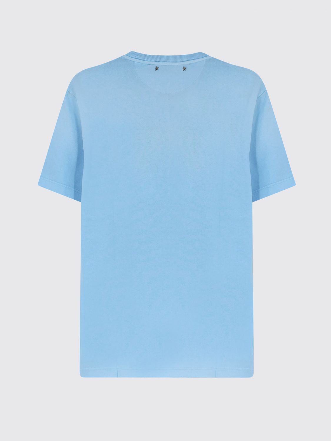 Golden Goose Golden Goose T-Shirt Men Gnawed Blue Size US XL / EU 56 / 4 - 3 Thumbnail